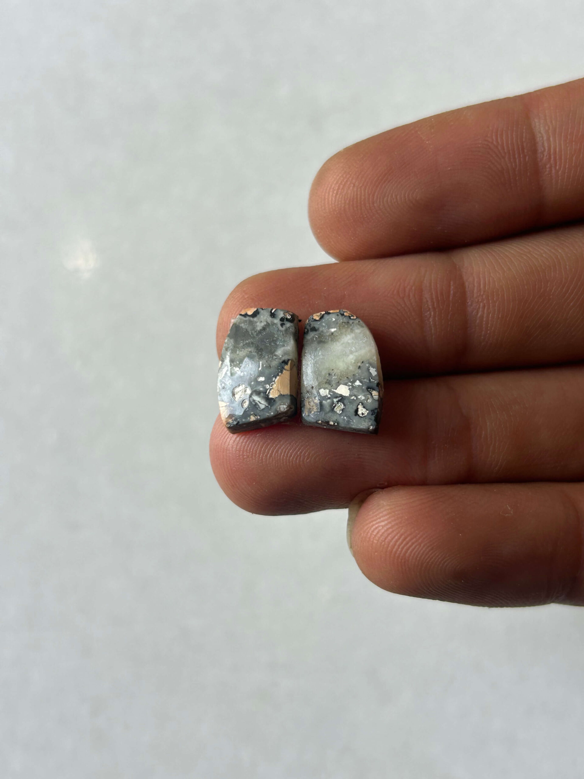 13mm Jasper Cabochon Pair – One of a Kind