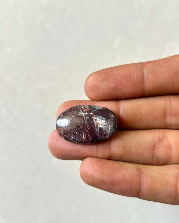 27mm Crazy Lace Agate Cabochon