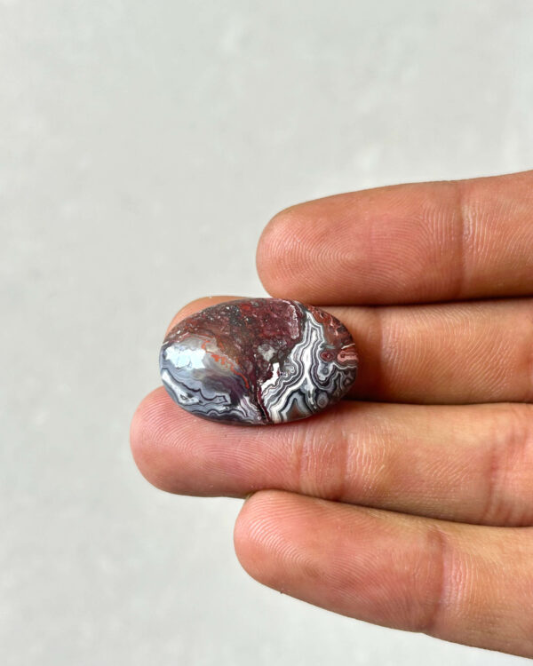 26mm Crazy Lace Agate Cabochon