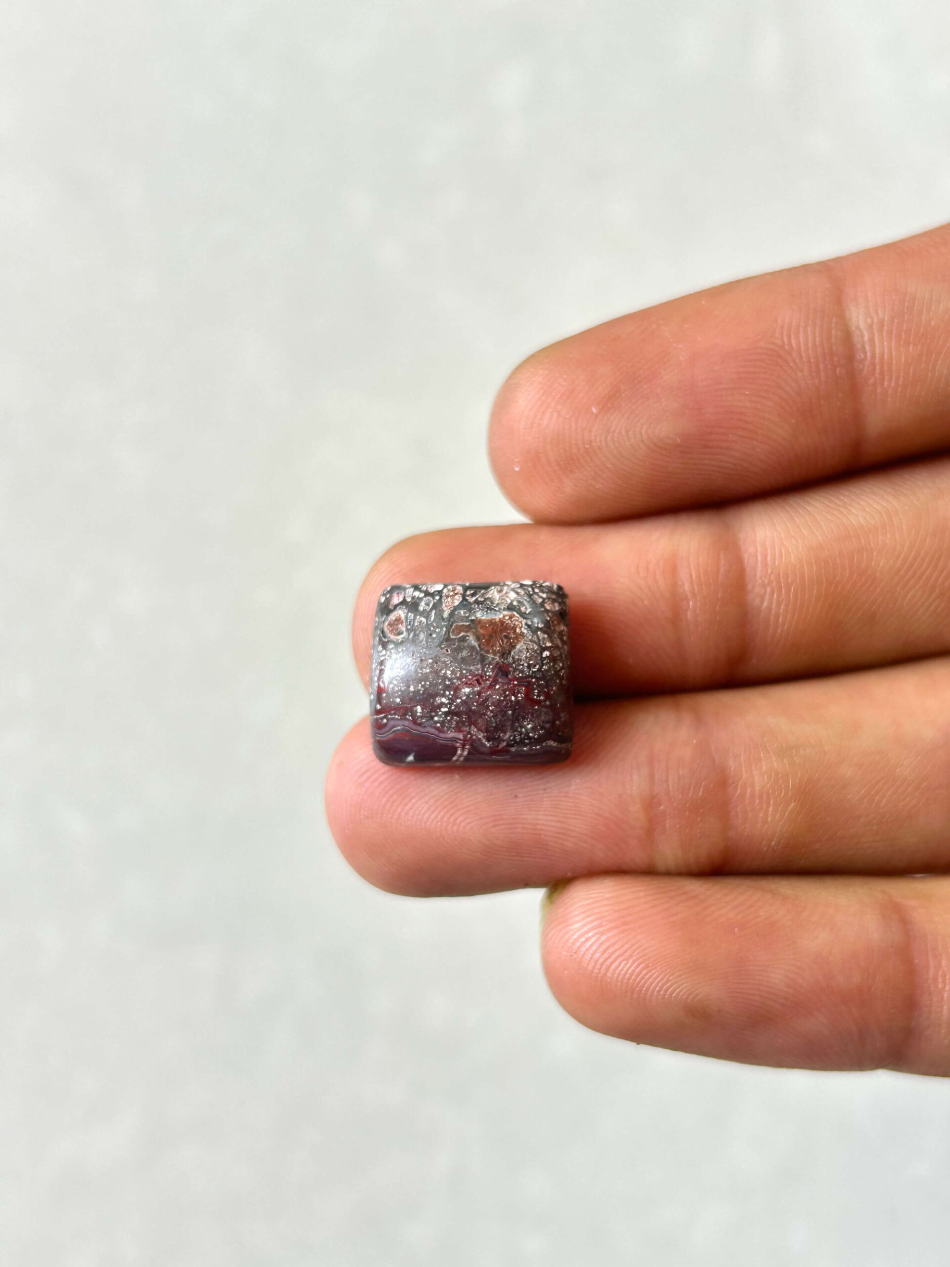 13mm Crazy Lace Agate Cabochon