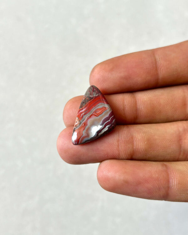 26mm Crazy Lace Agate Cabochon