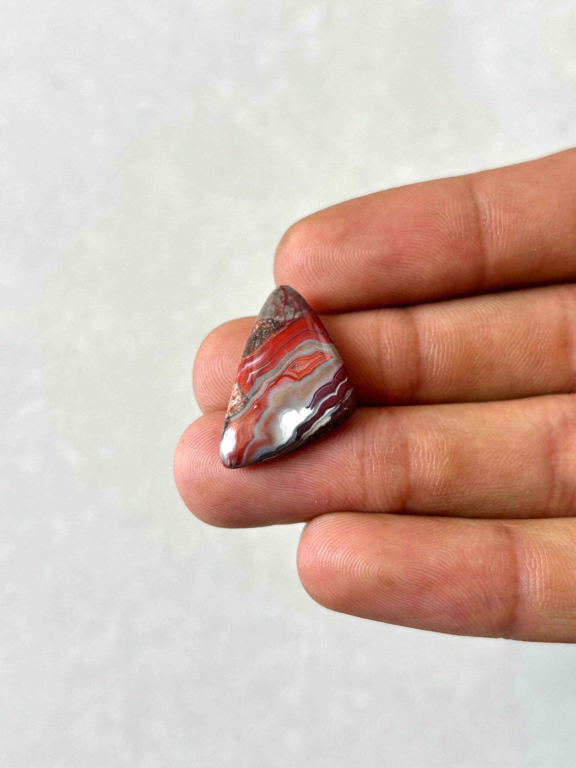 26mm Crazy Lace Agate Cabochon