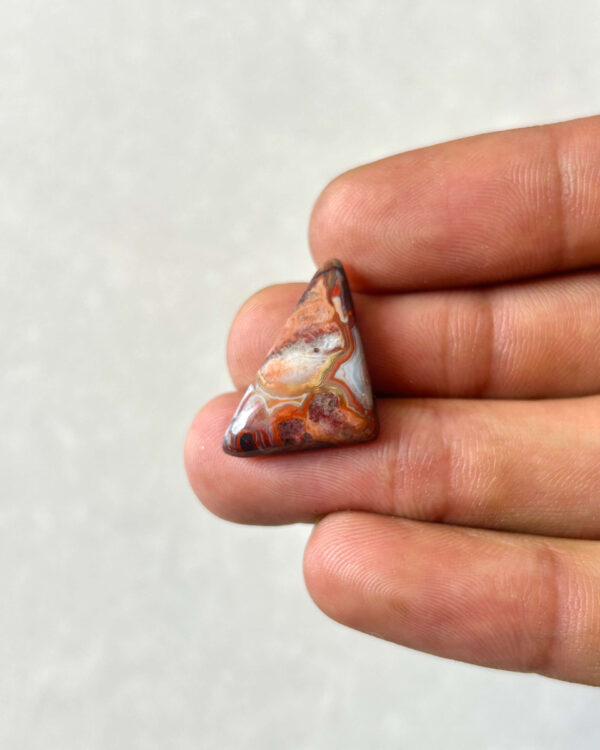 24mm Crazy Lace Agate Cabochon