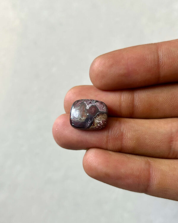 15mm Crazy Lace Agate Cabochon