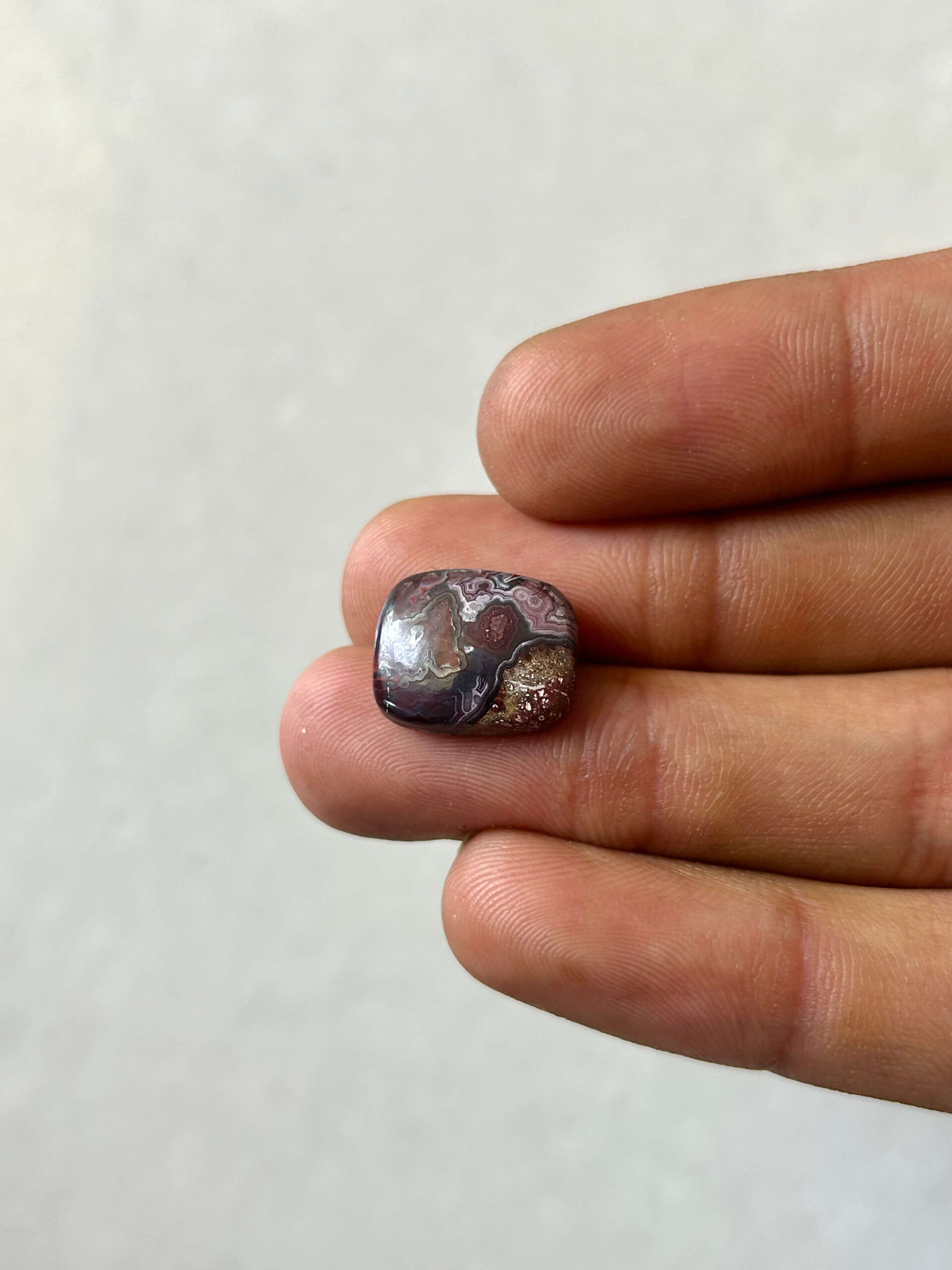15mm Crazy Lace Agate Cabochon
