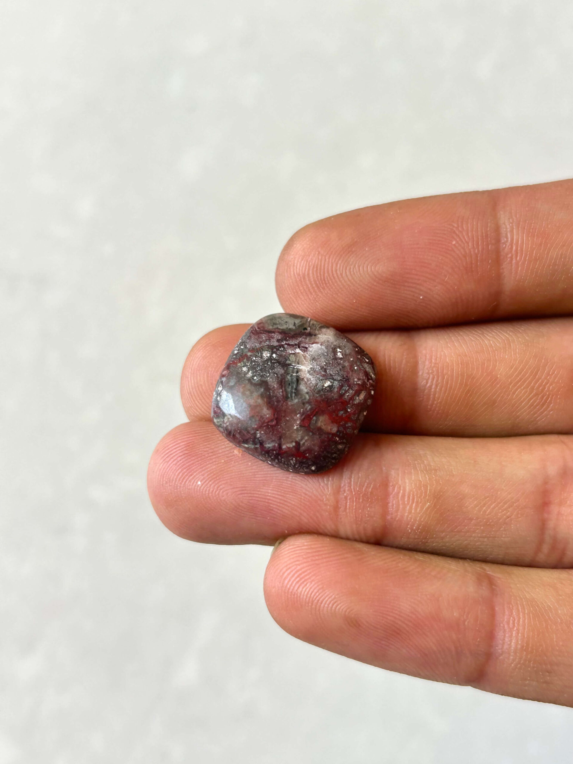 18mm Crazy Lace Agate Cabochon