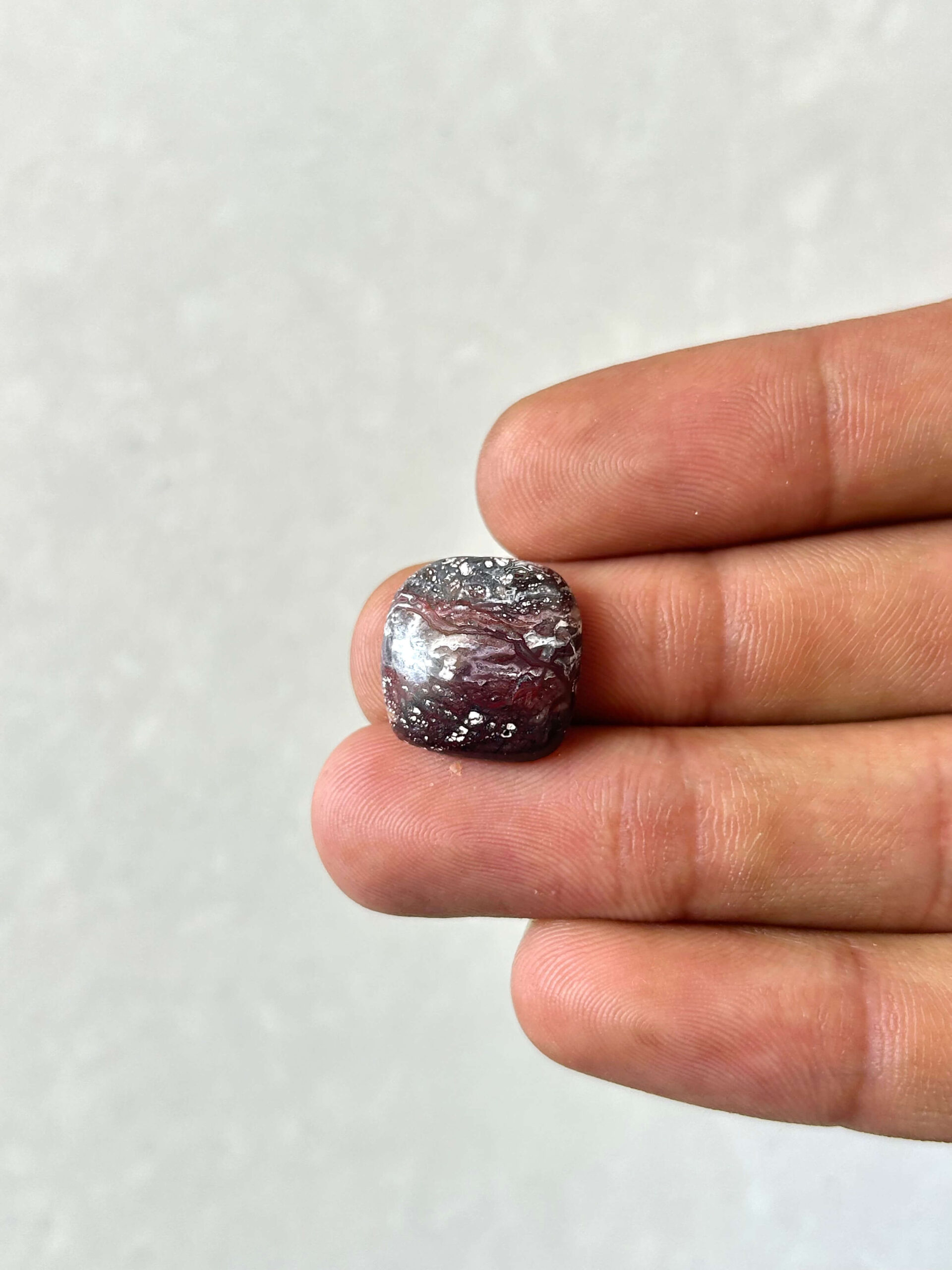 15mm Crazy Lace Agate Cabochon