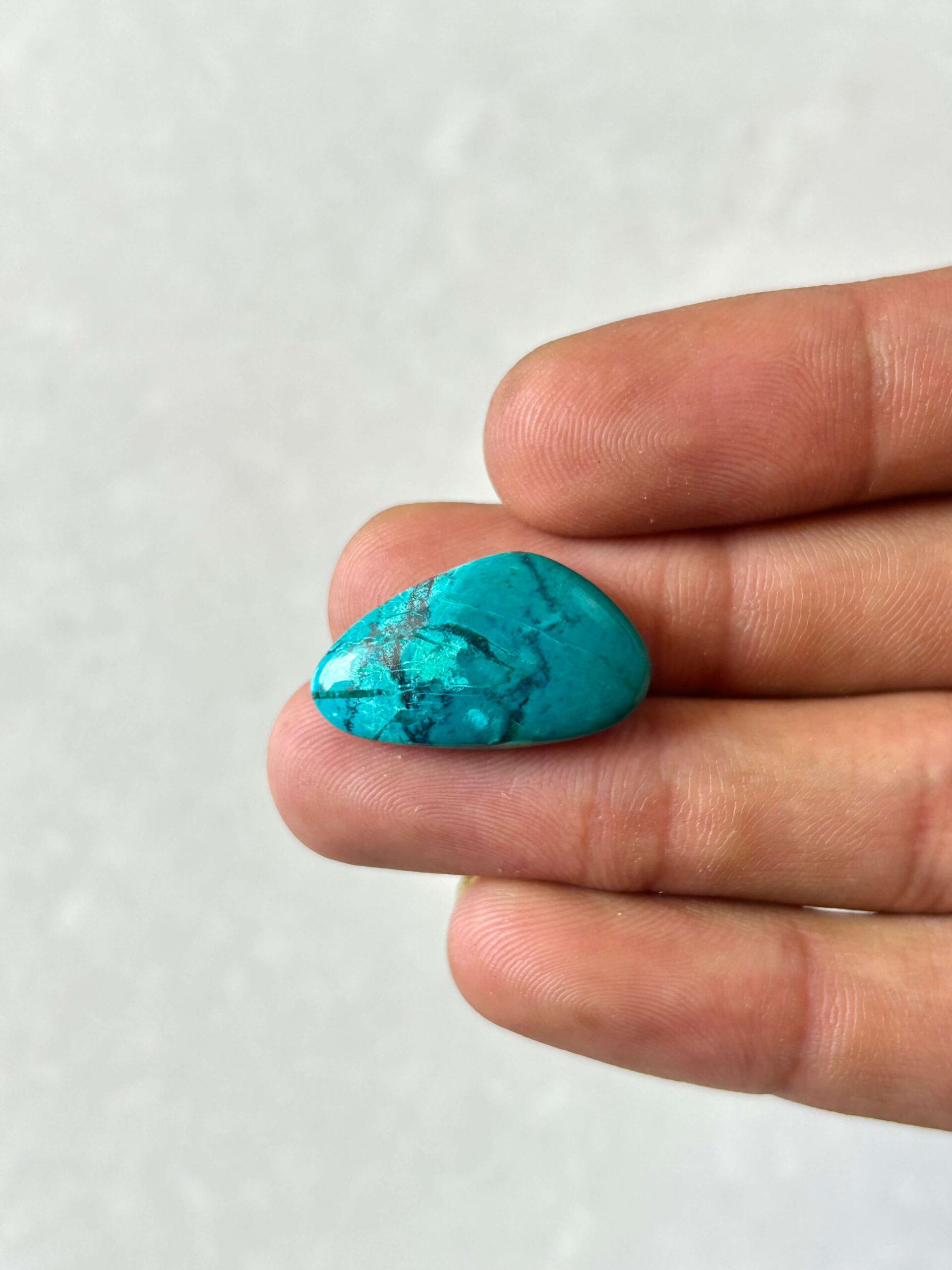 Natural Azurite Stone Cabochon for Jewelry Making