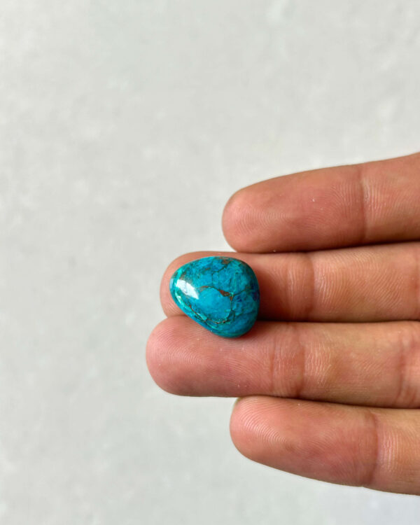 18mm Natural Azurite Cabochon