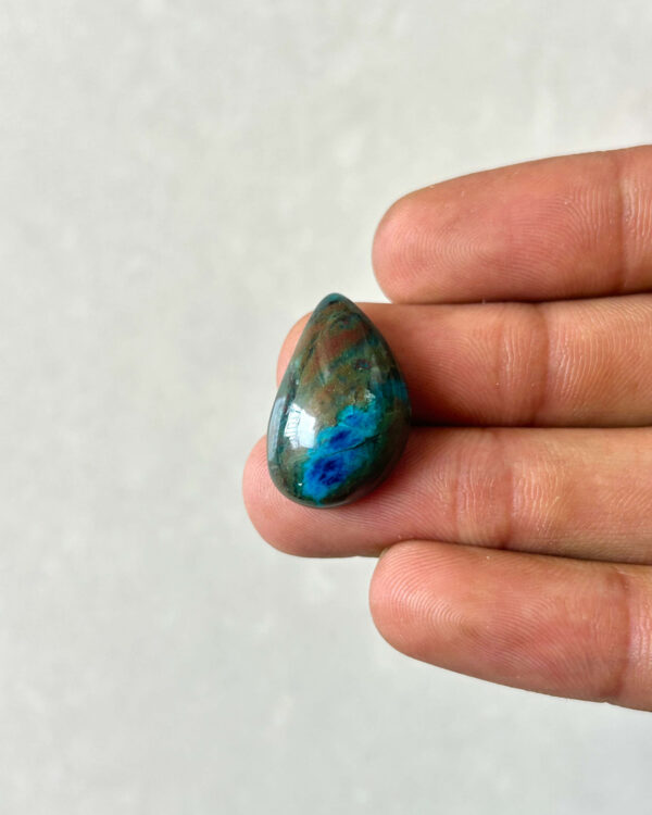 Natural Azurite Gemstone Cabochon