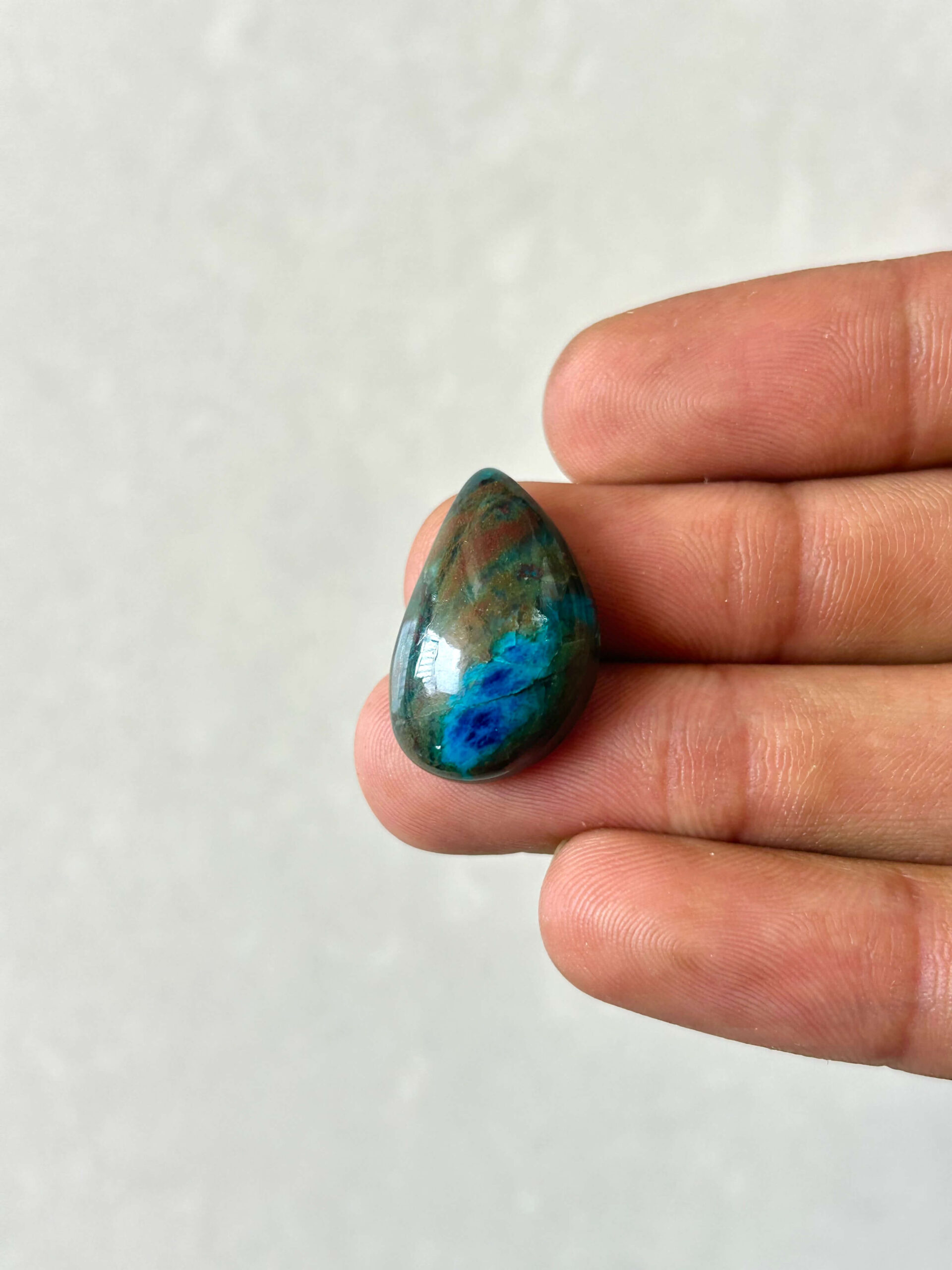 Natural Azurite Gemstone Cabochon