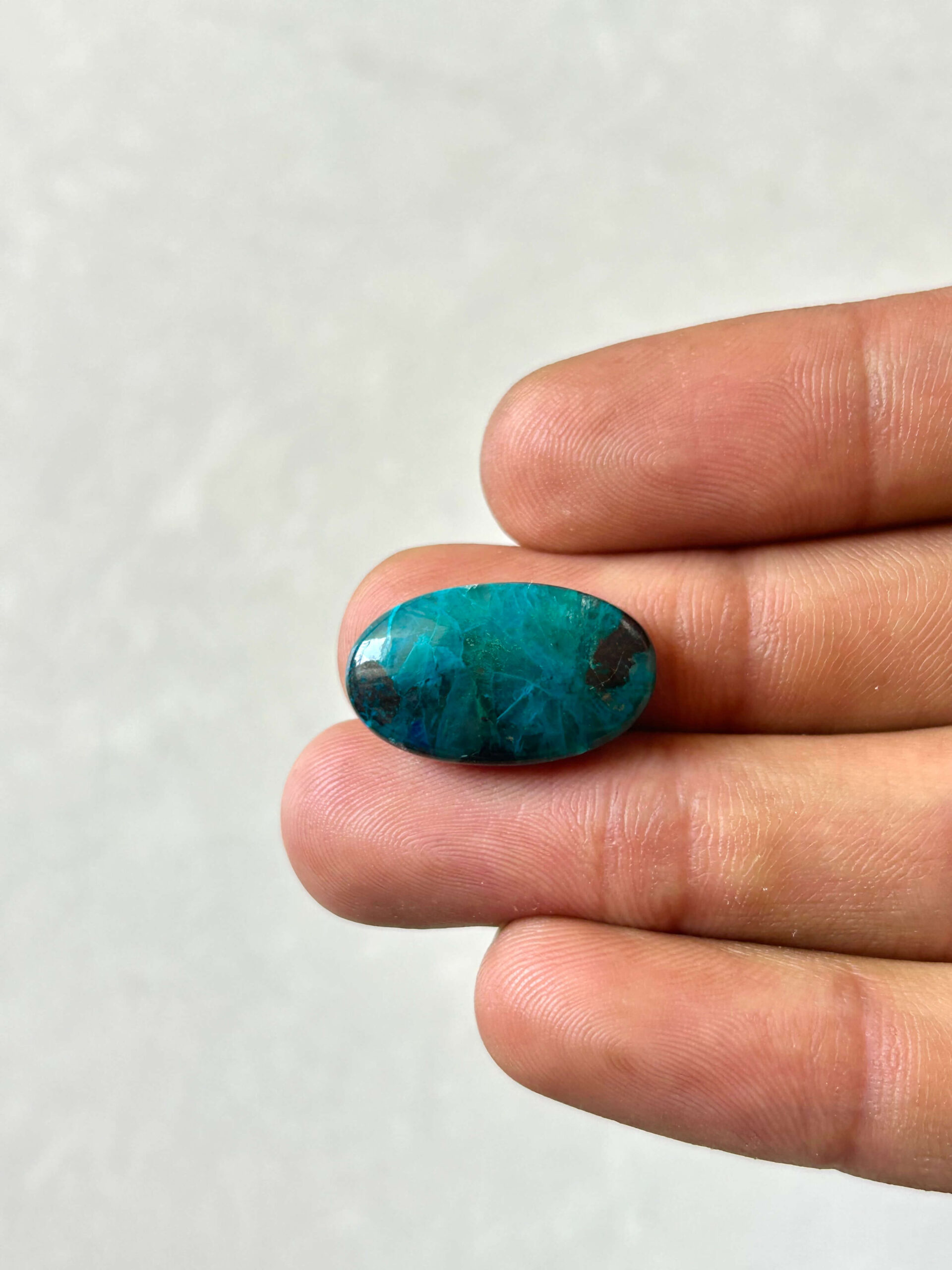 Natural Azurite Cabochon for Jewelry Making
