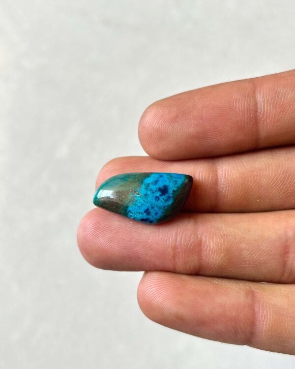 24mm Natural Azurite Stone Cabochon