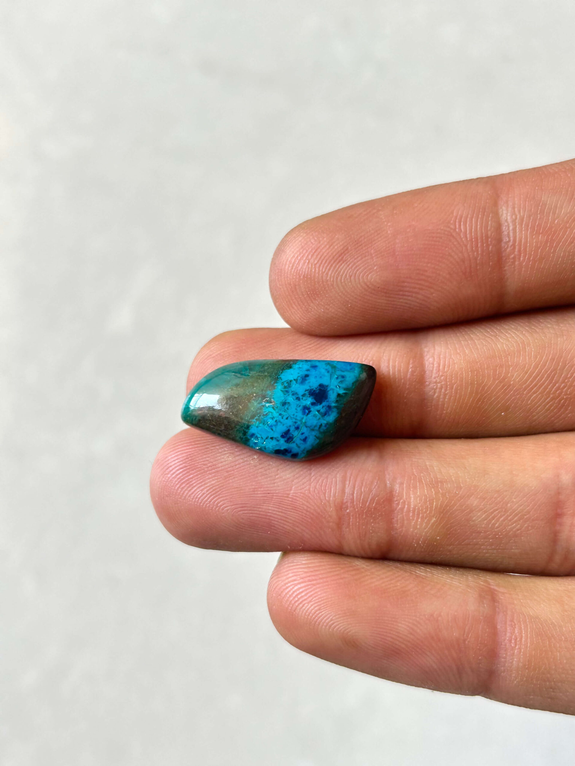 24mm Natural Azurite Stone Cabochon