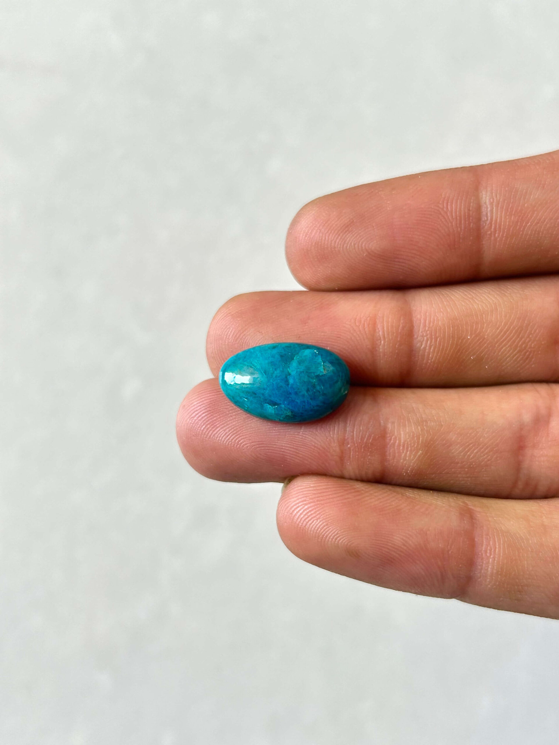 18mm Natural Azurite Stone Cabochon