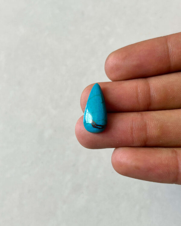 21mm Natural Azurite Cabochon
