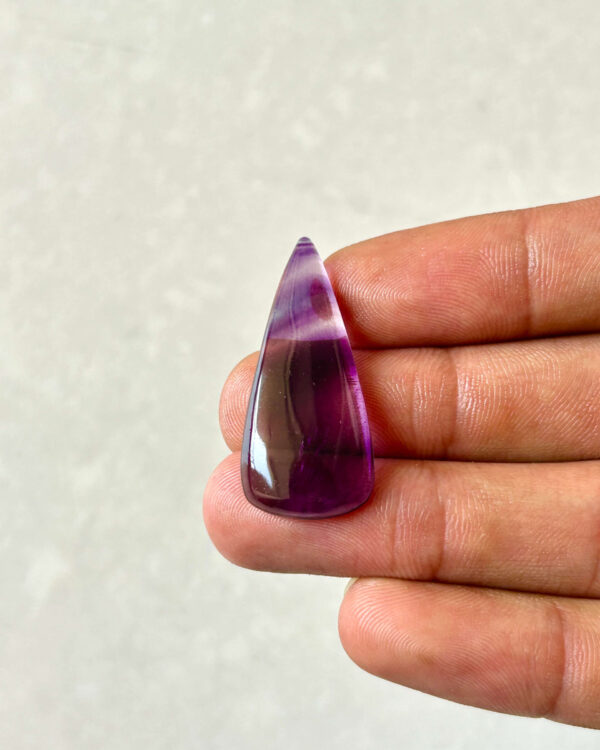 Large Natural Rainbow Fluorite Cabochon