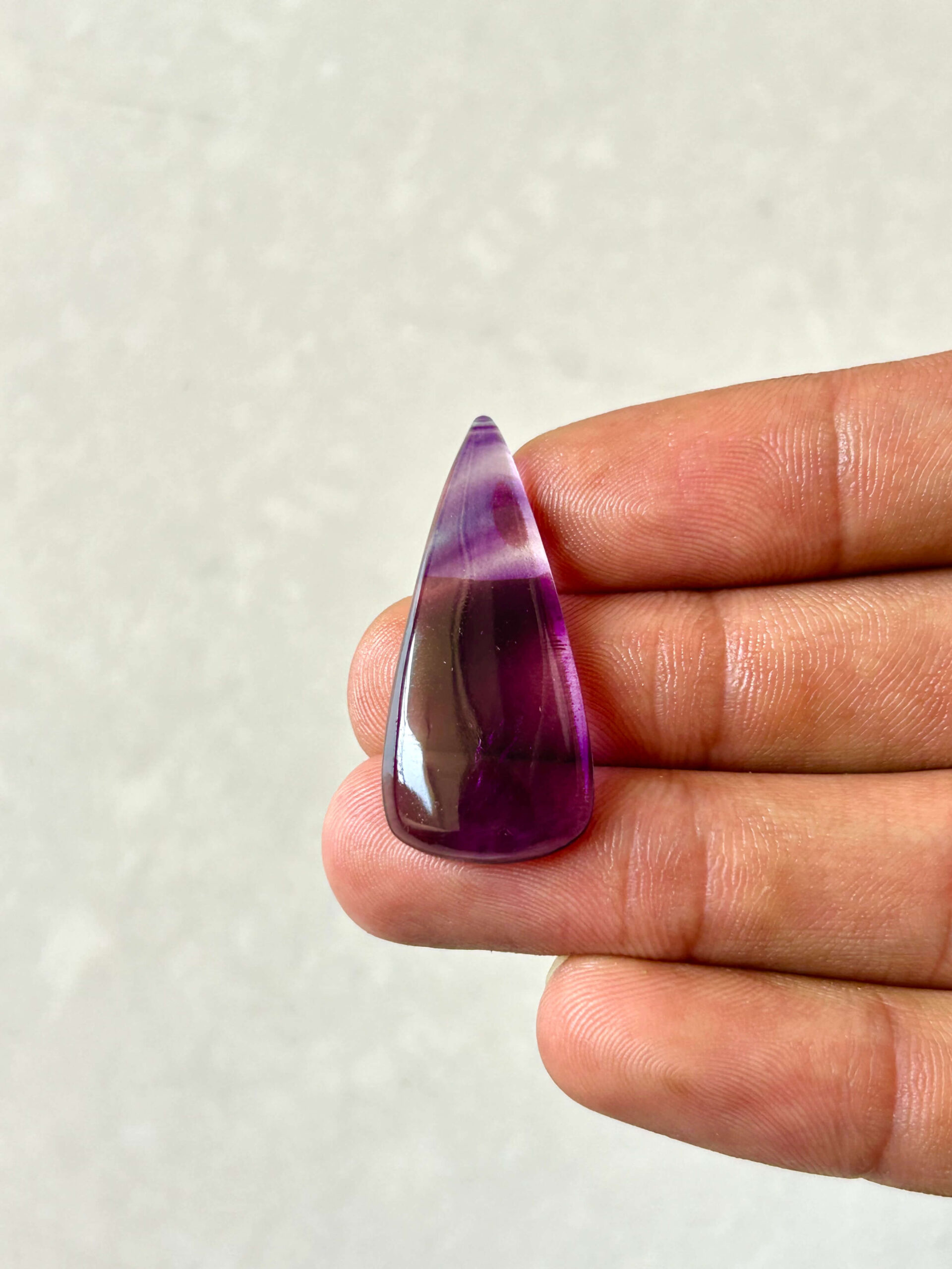 Large Natural Rainbow Fluorite Cabochon