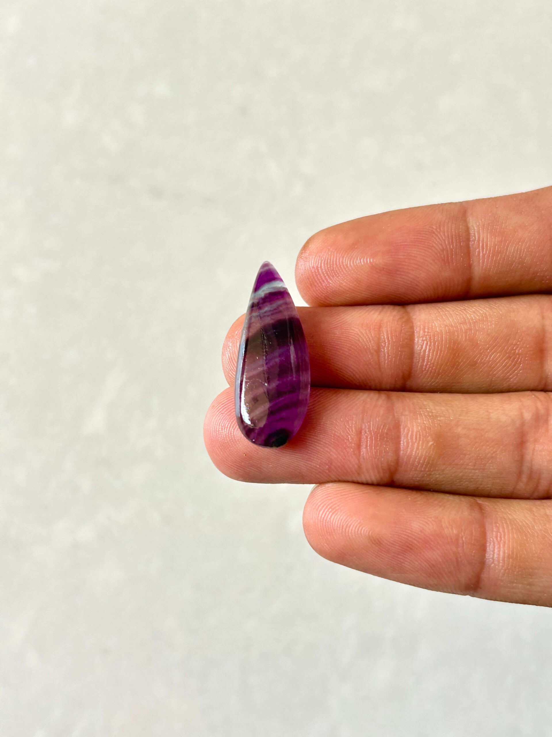 Natural Rainbow Fluorite Gemstone Cabochon