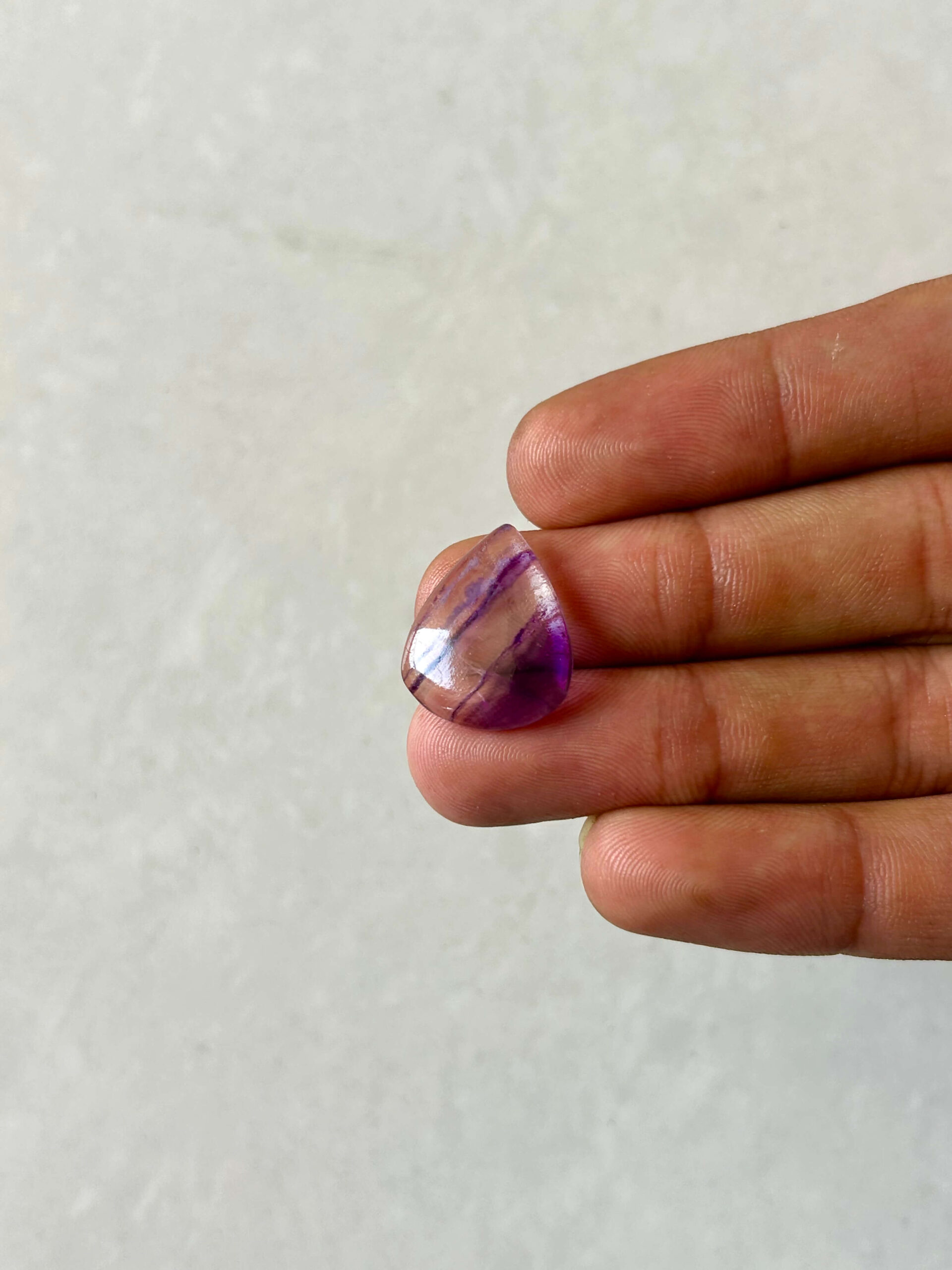 Natural Rainbow Fluorite Cabochon for Jewelry Making