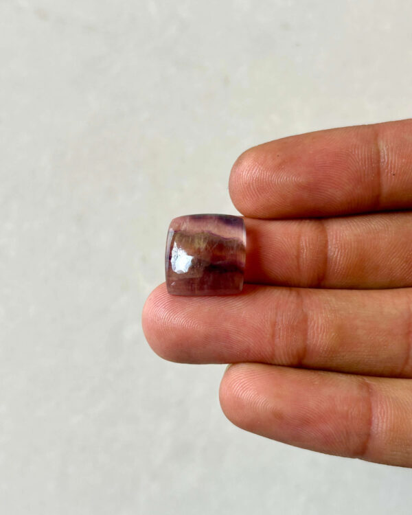 14mm Natural Rainbow Fluorite Cabochon