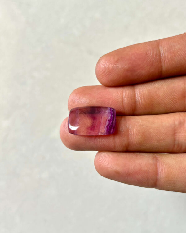 20mm Natural Rainbow Fluorite Stone Cabochon