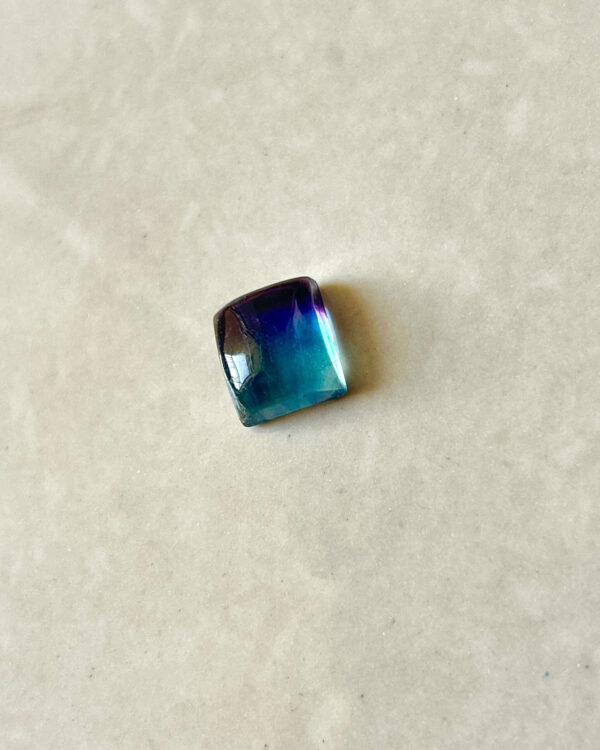 13mm Natural Rainbow Fluorite Gemstone Cabochon