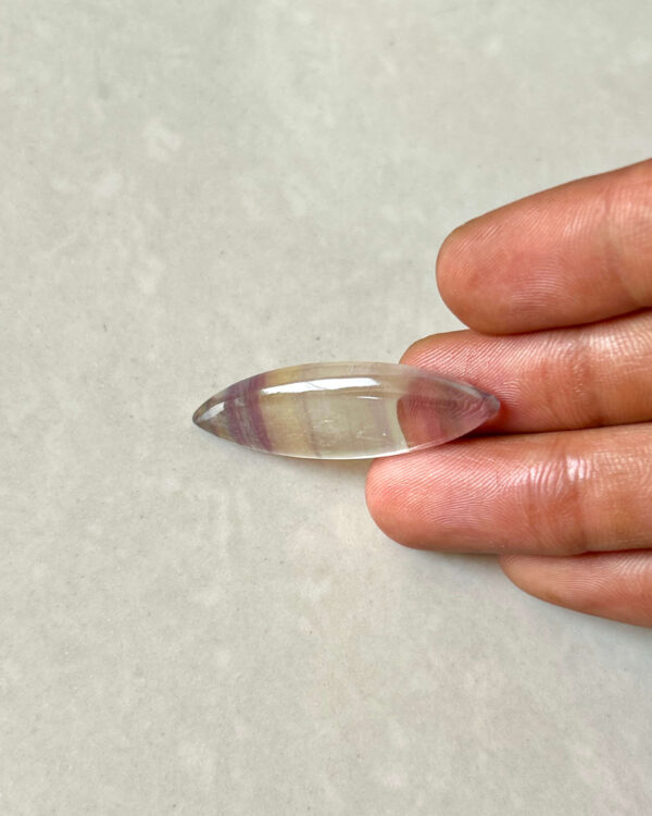 Large Rainbow Fluorite Cabochon – Natural Stone
