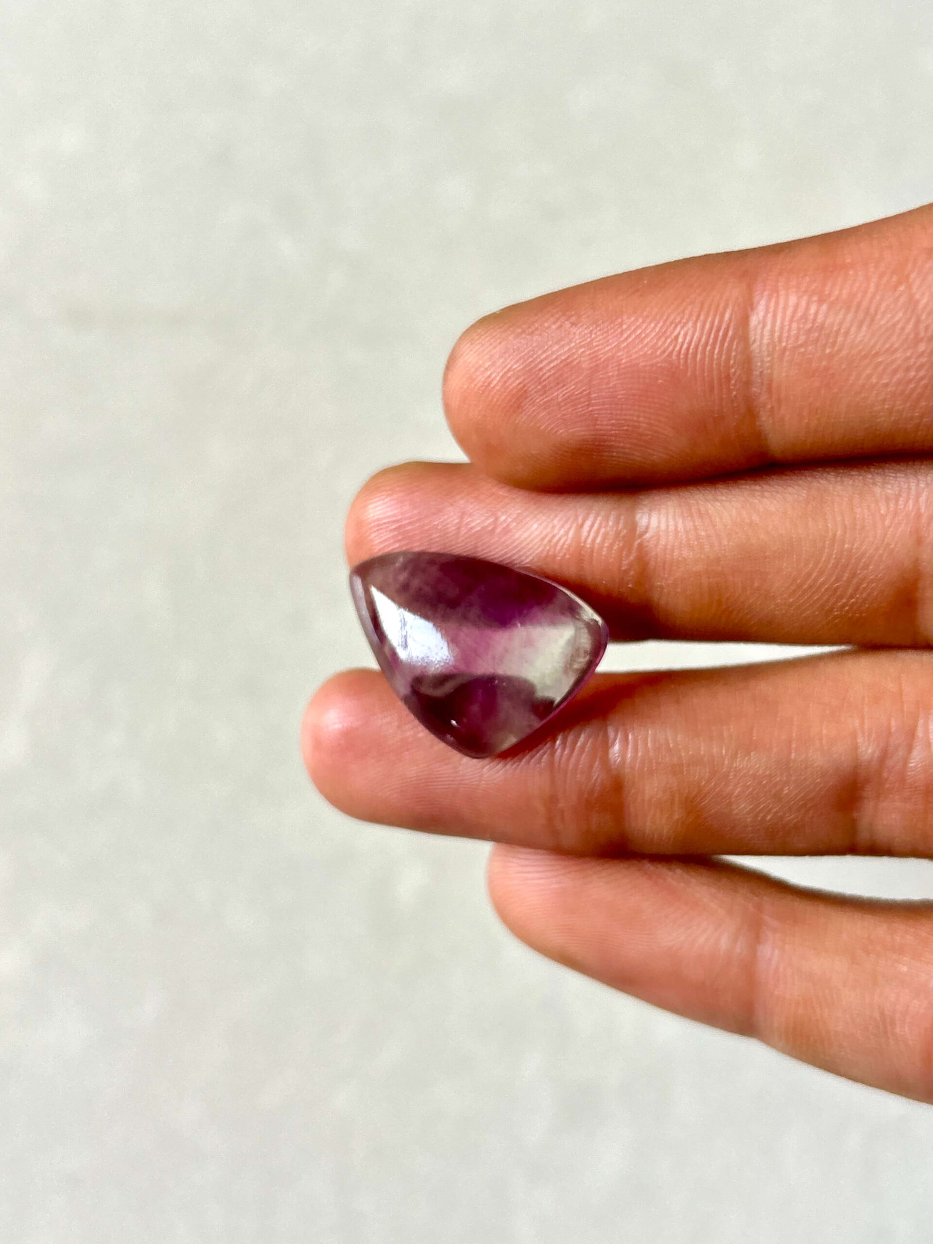 Natural Rainbow Fluorite Stone Cabochon