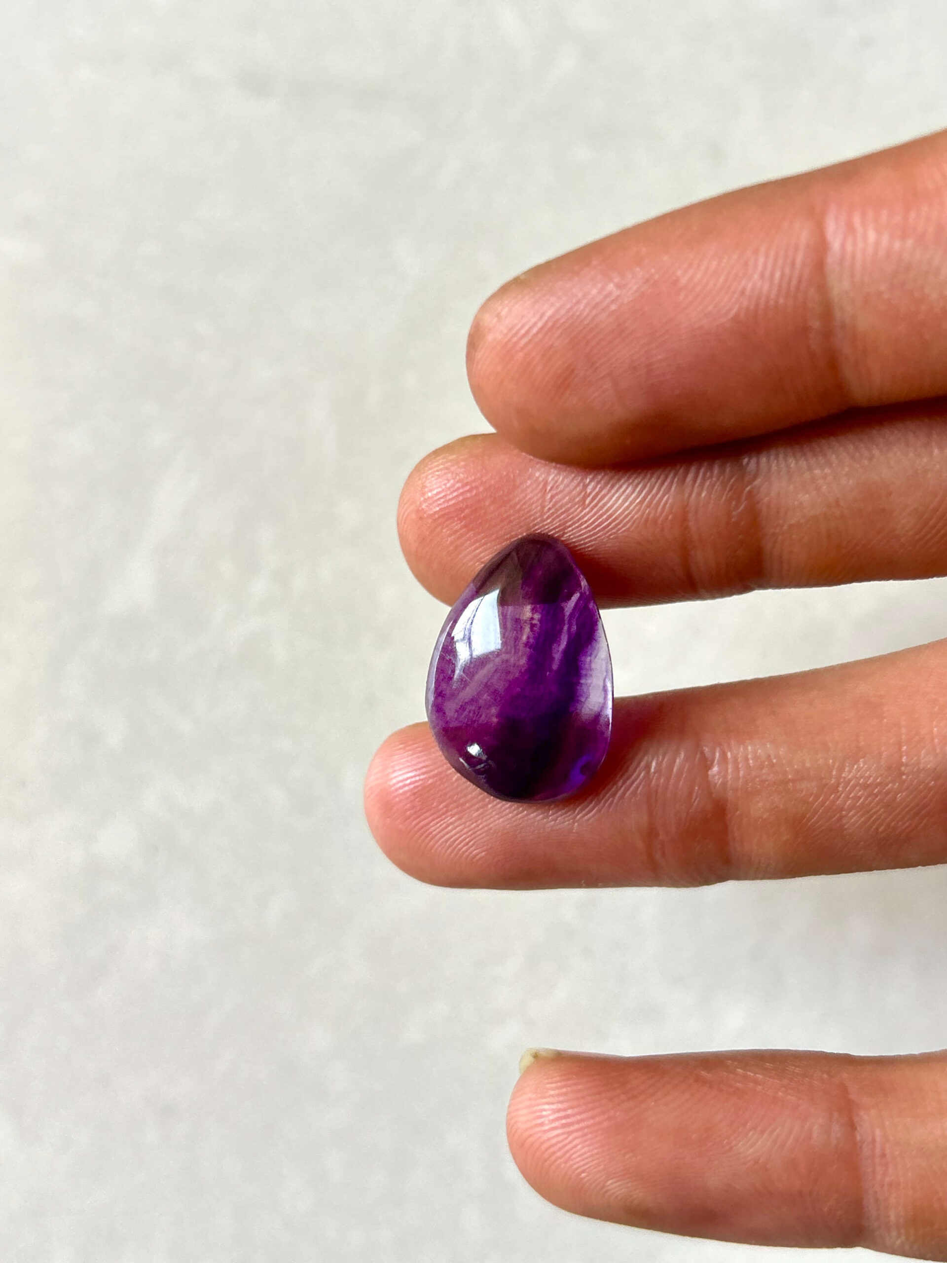 21mm Natural Rainbow Fluorite Gemstone