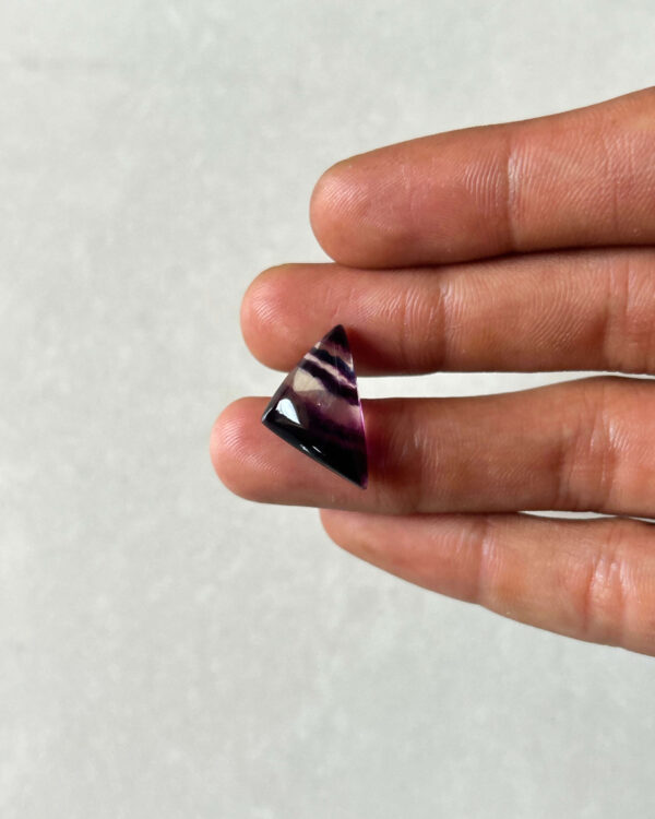 22mm Natural Rainbow Fluorite Cabochon