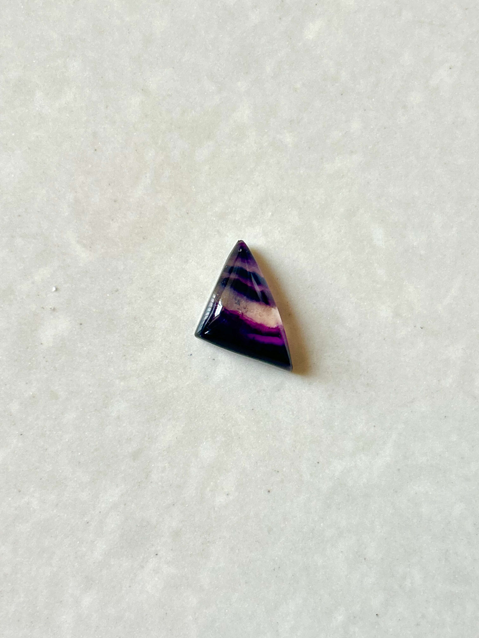 22mm Natural Rainbow Fluorite Cabochon - Image 3