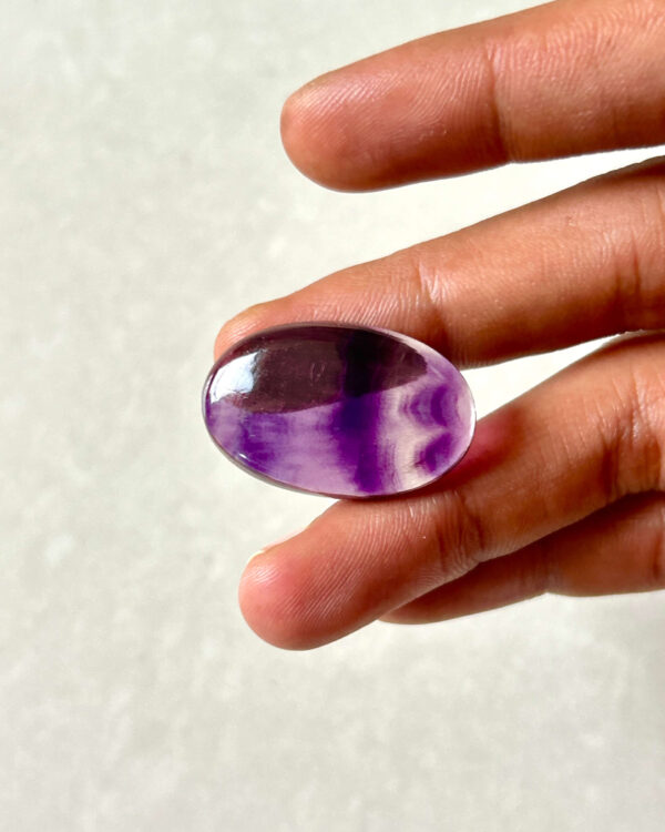 Natural Rainbow Fluorite Cabochon for Jewelry Making
