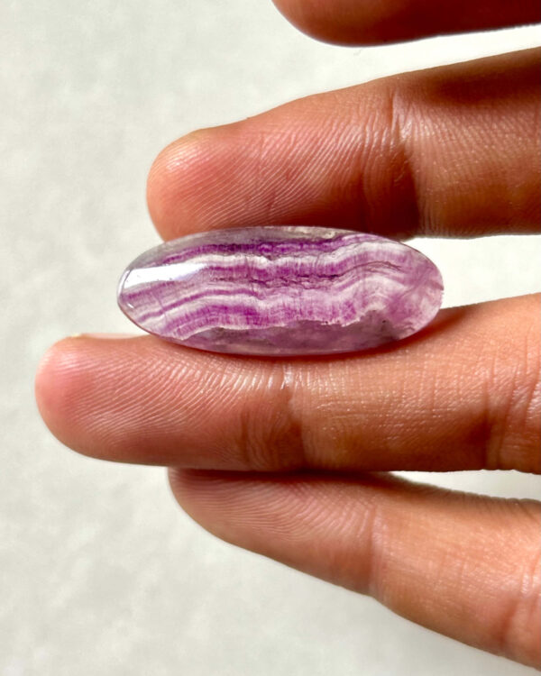 32mm Natural Rainbow Fluorite Gemstone Cabochon