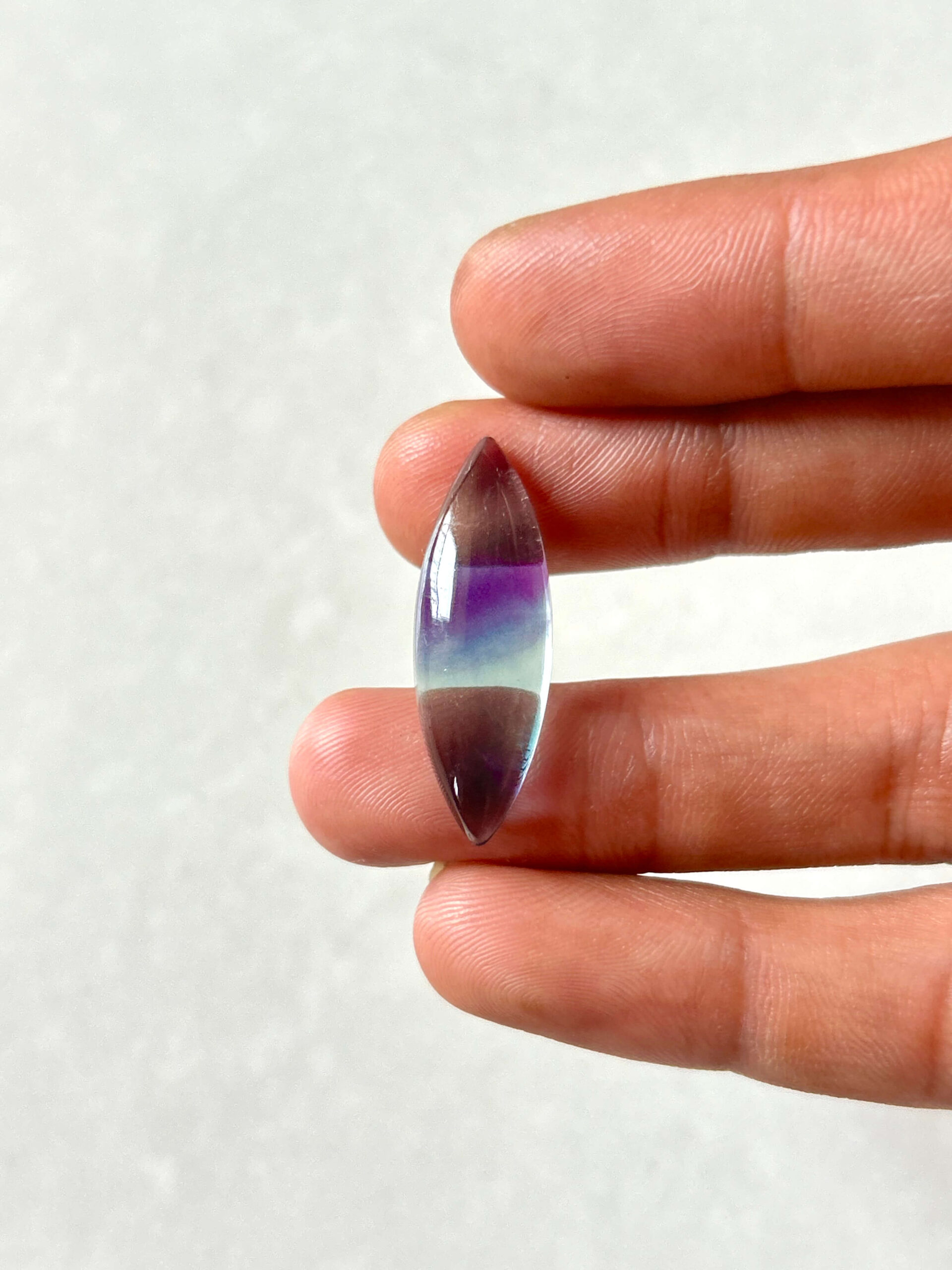 Natural Rainbow Fluorite Cabochon – Unique Stone