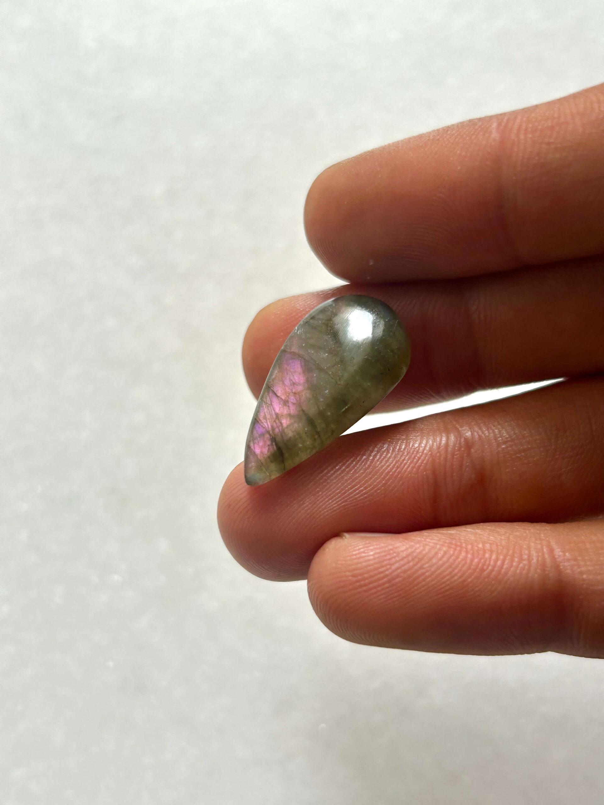 25mm Purple Labradorite Cabochon