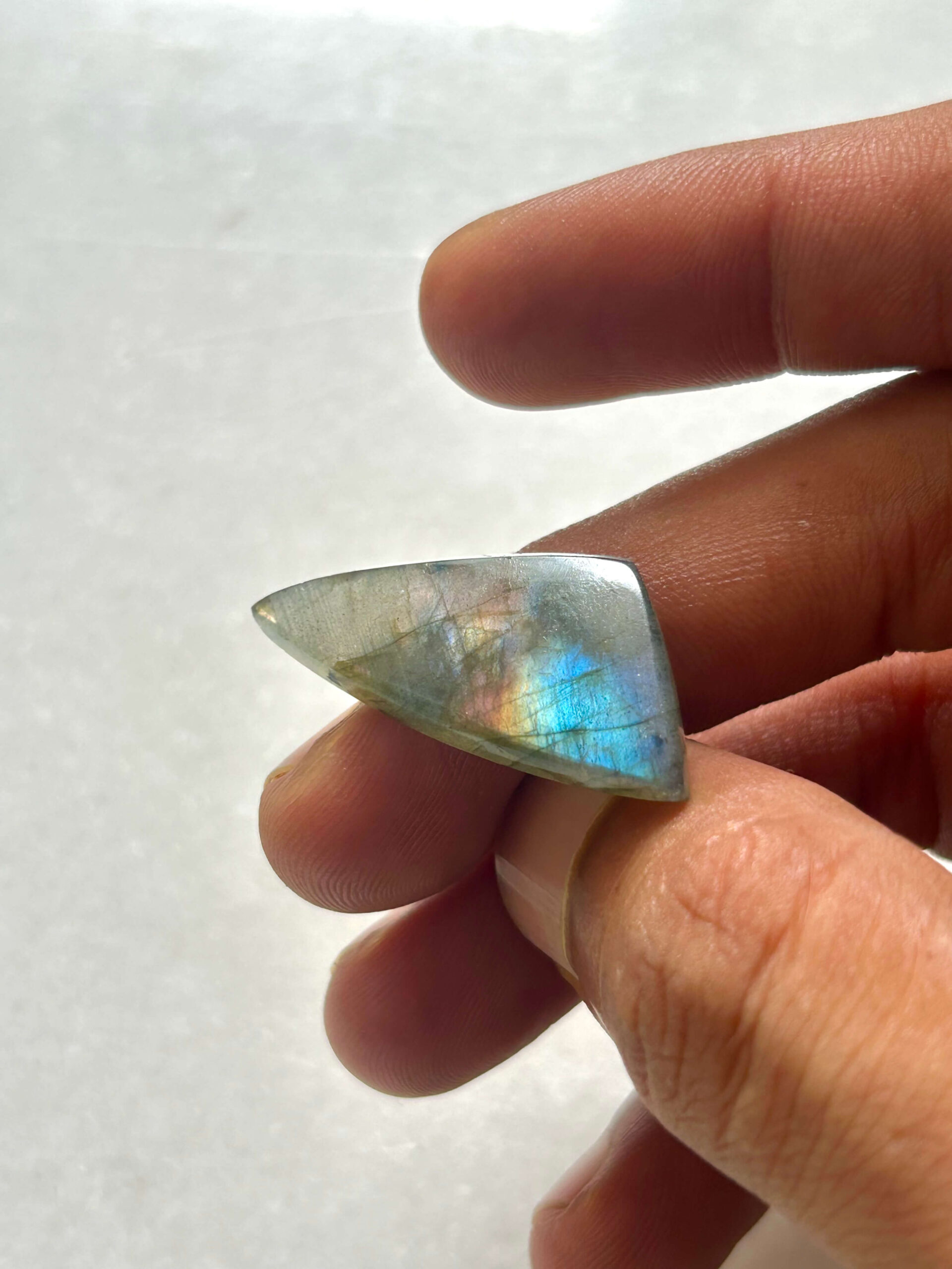 34mm Purple Labradorite Cabochon