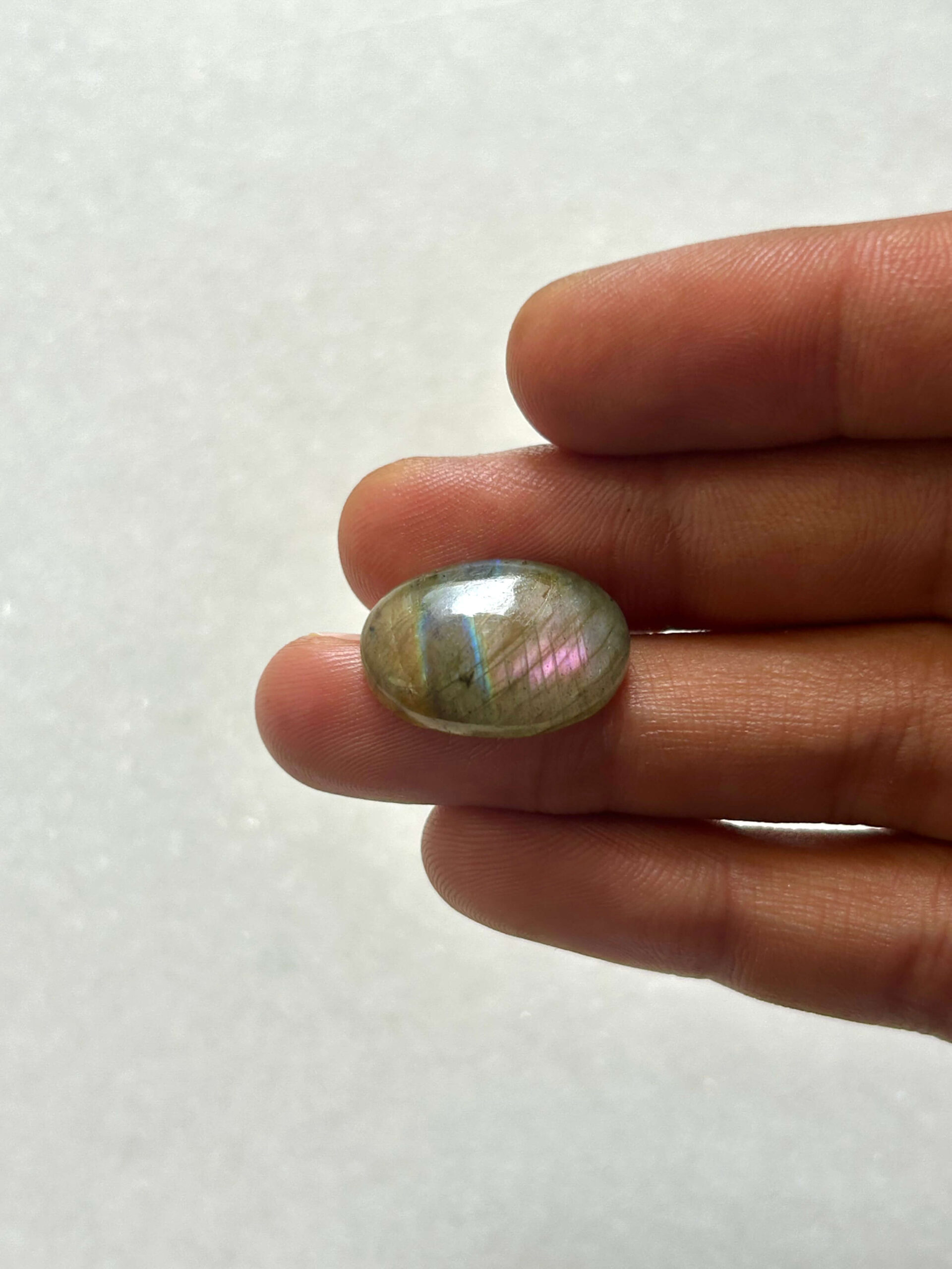 21mm Purple Labradorite Cabochon
