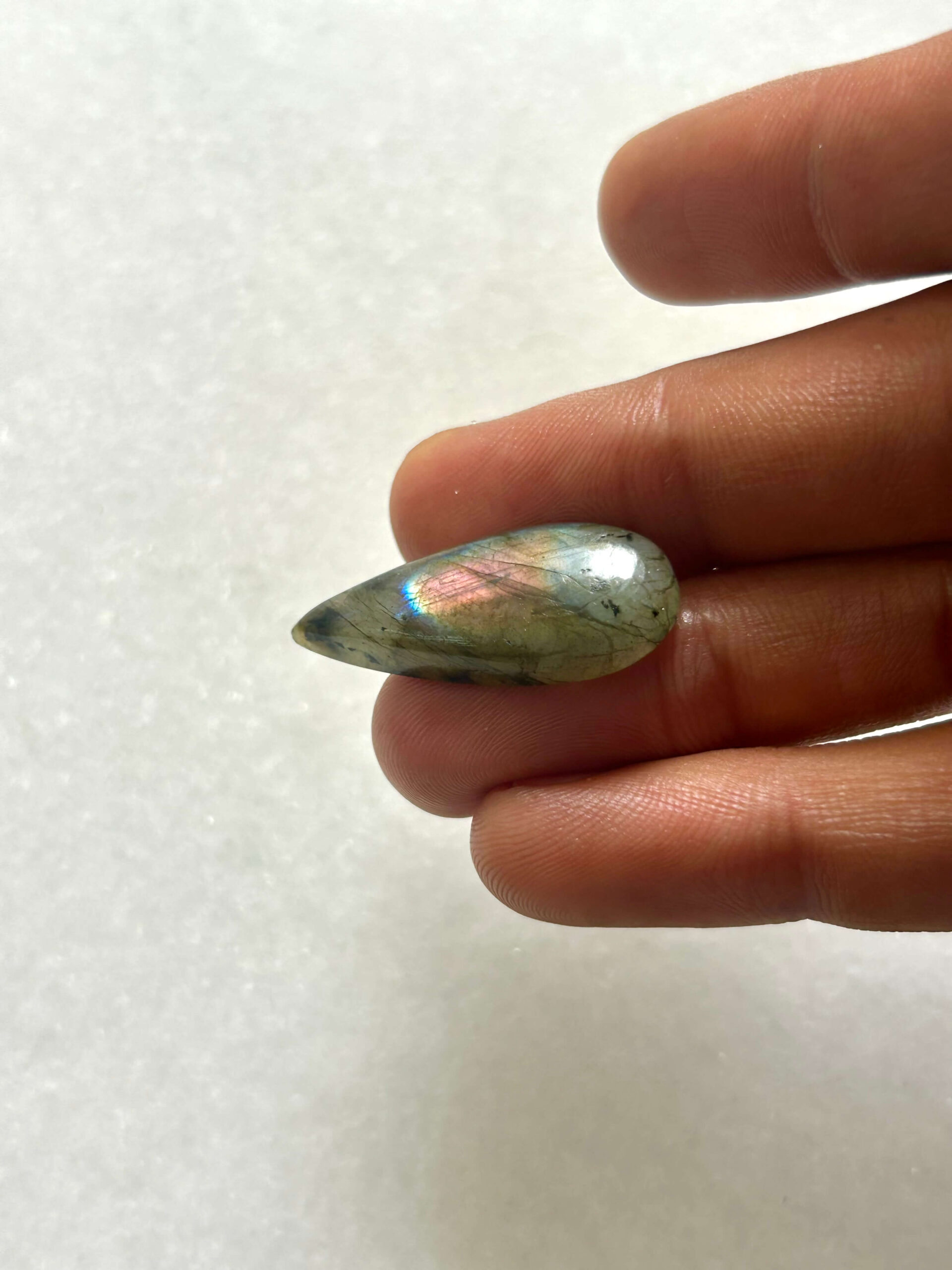 32mm Purple Labradorite Cabochon