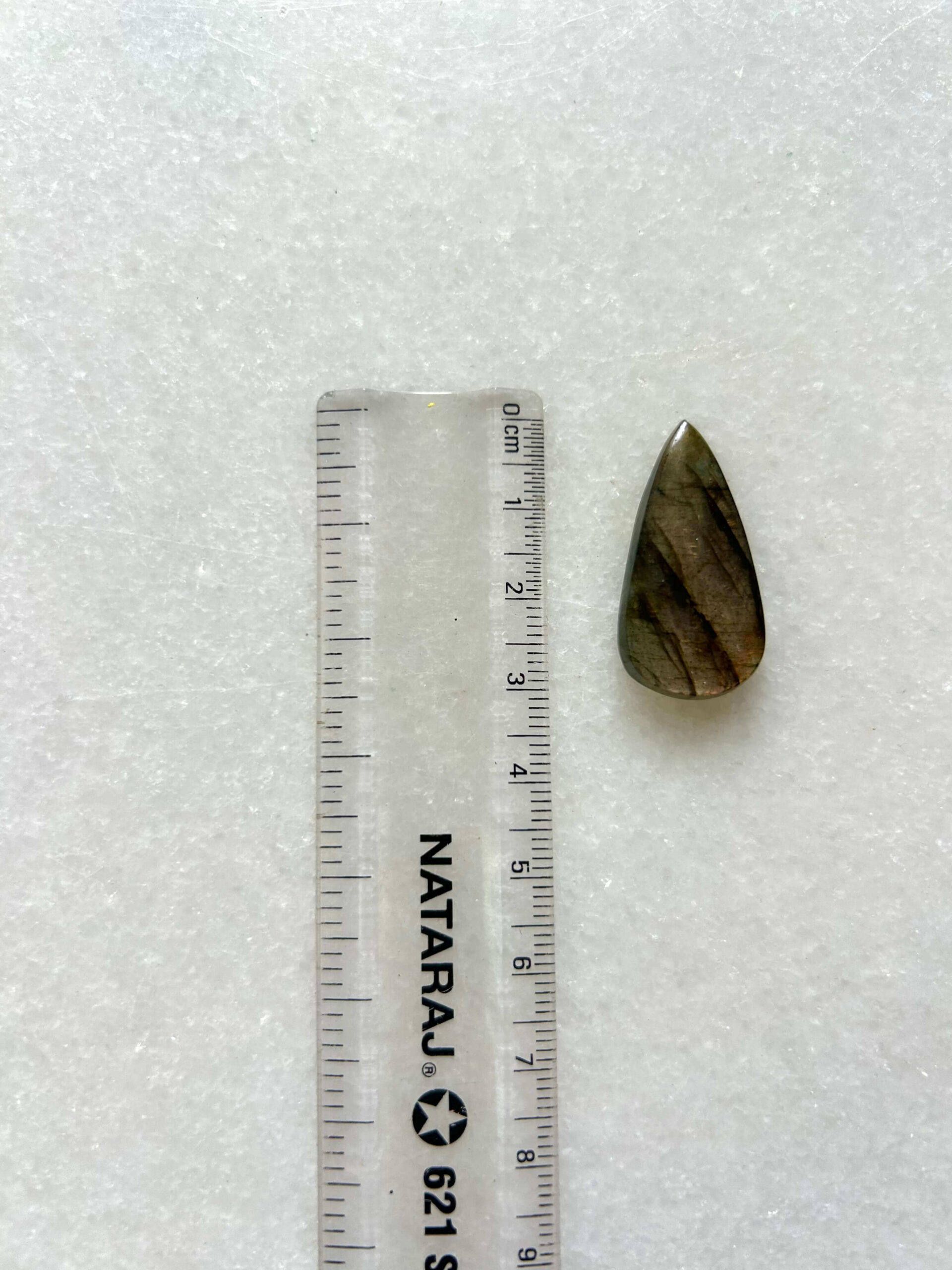 30mm Purple Labradorite Cabochon - Image 2