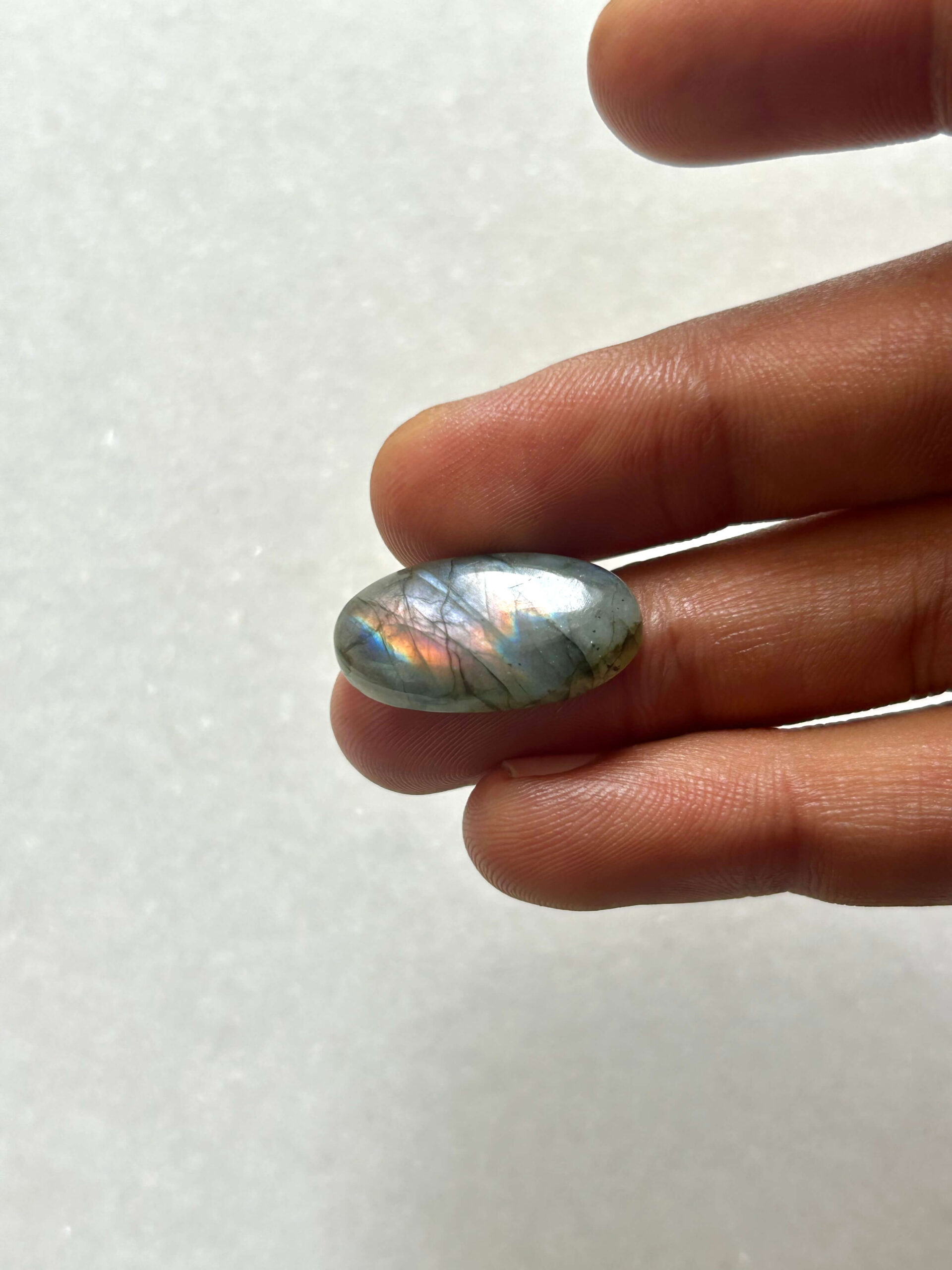 24mm Purple Labradorite Cabochon