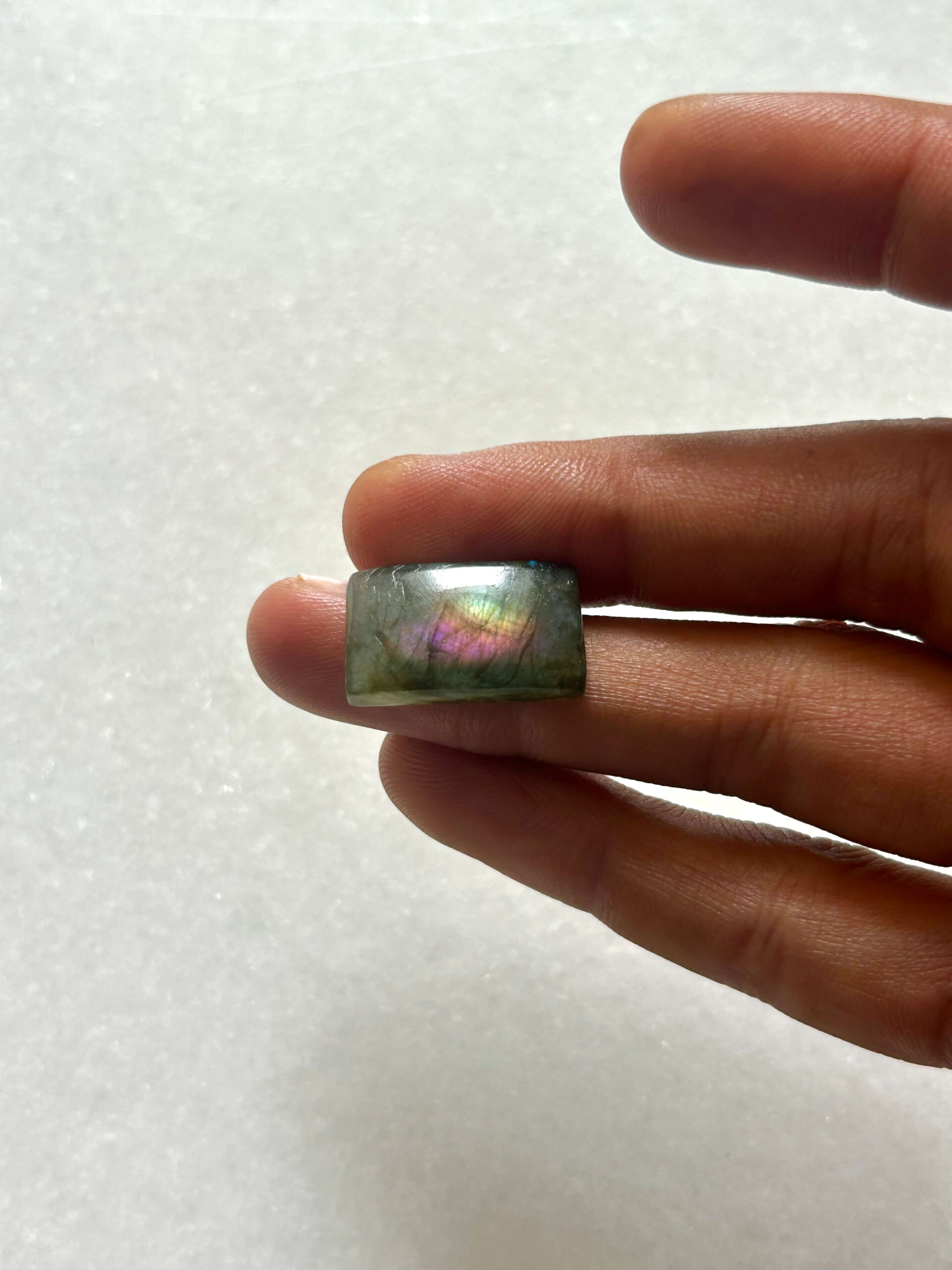 22mm Purple Labradorite Cabochon