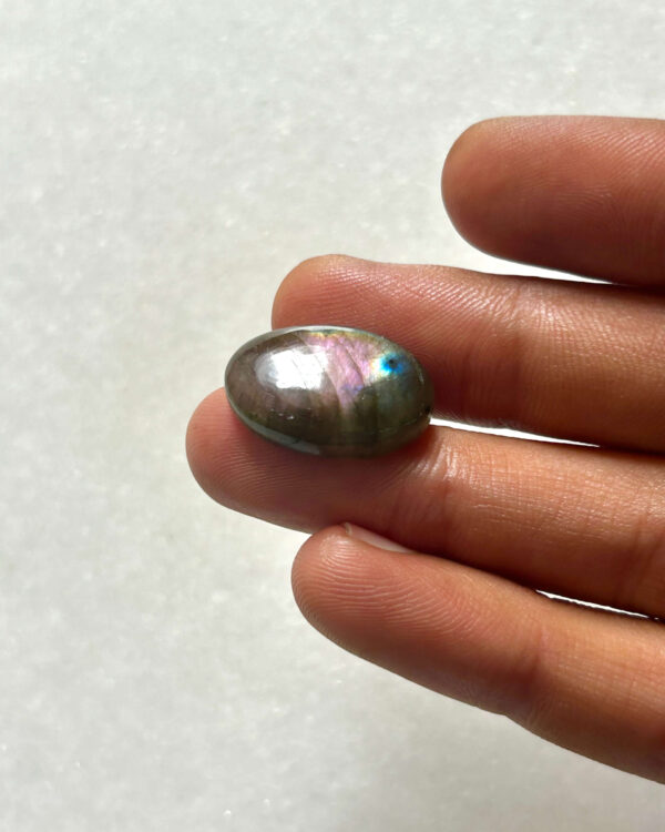 22mm Purple Labradorite Cabochon