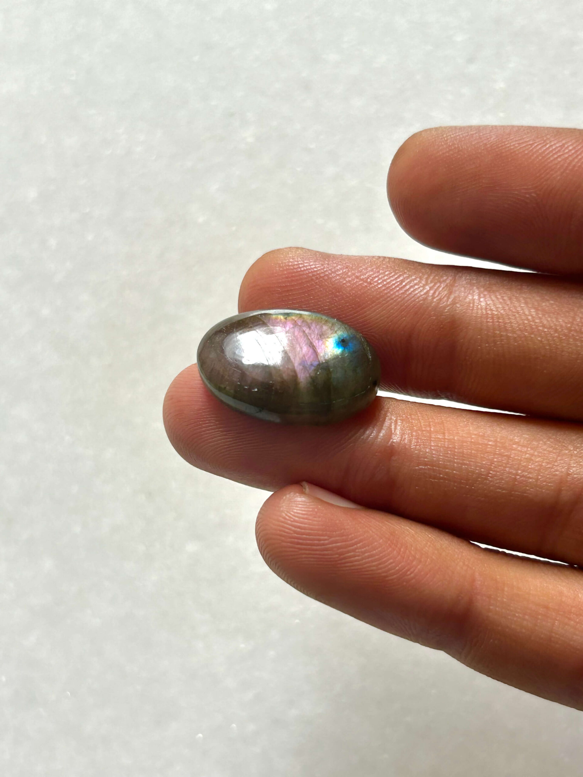 22mm Purple Labradorite Cabochon