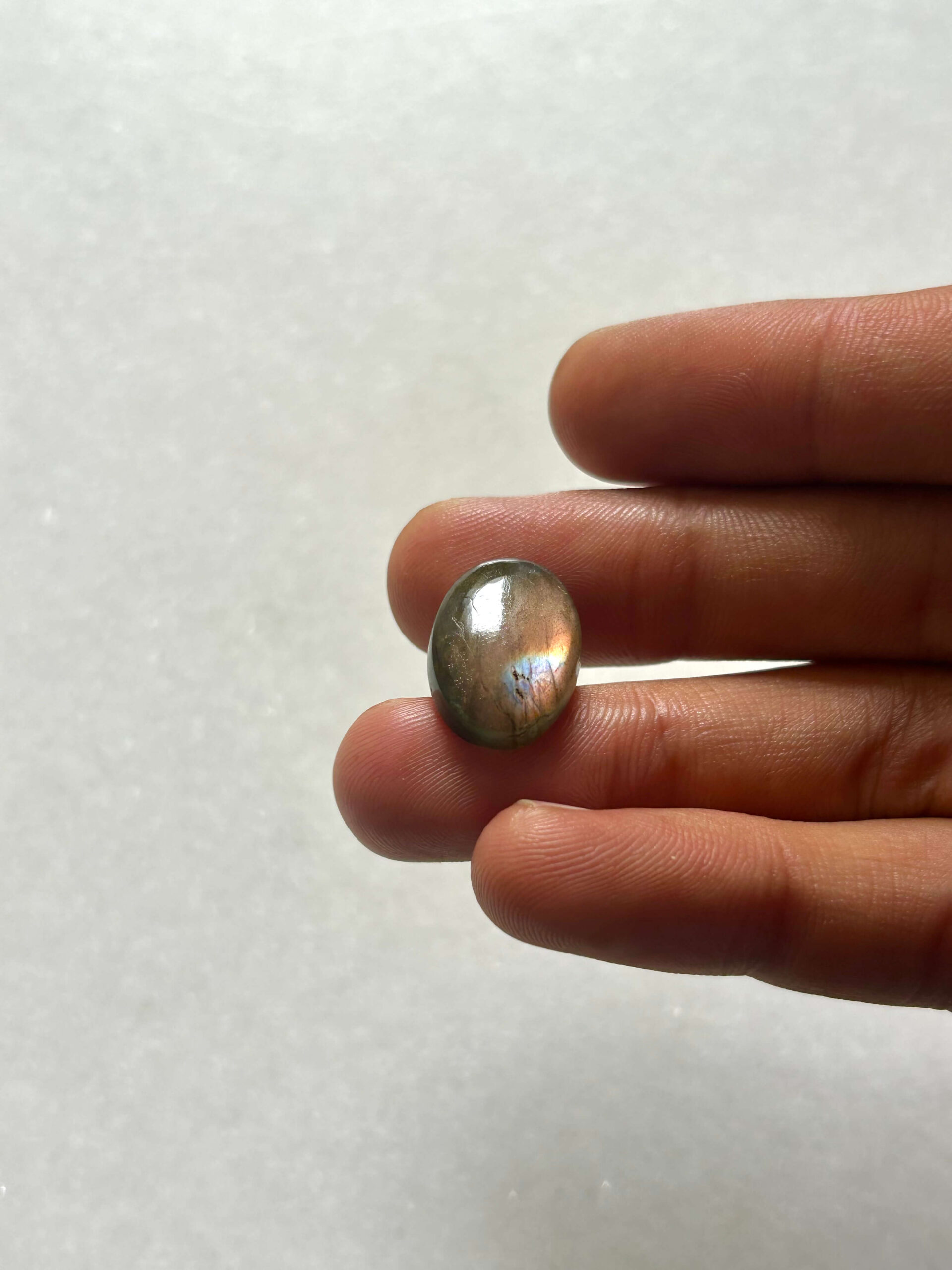 18mm Purple Labradorite Cabochon