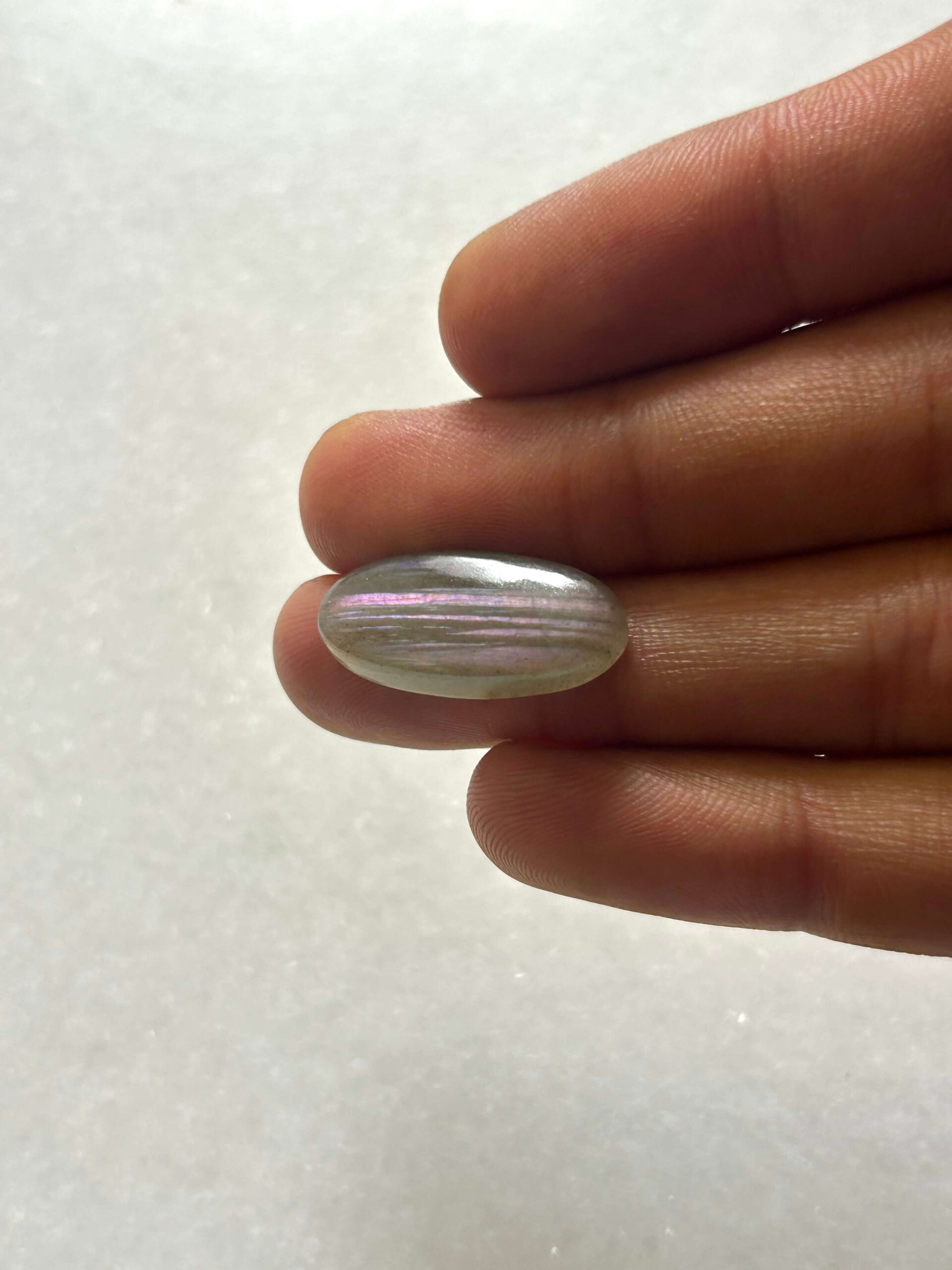 24mm Purple Labradorite Cabochon