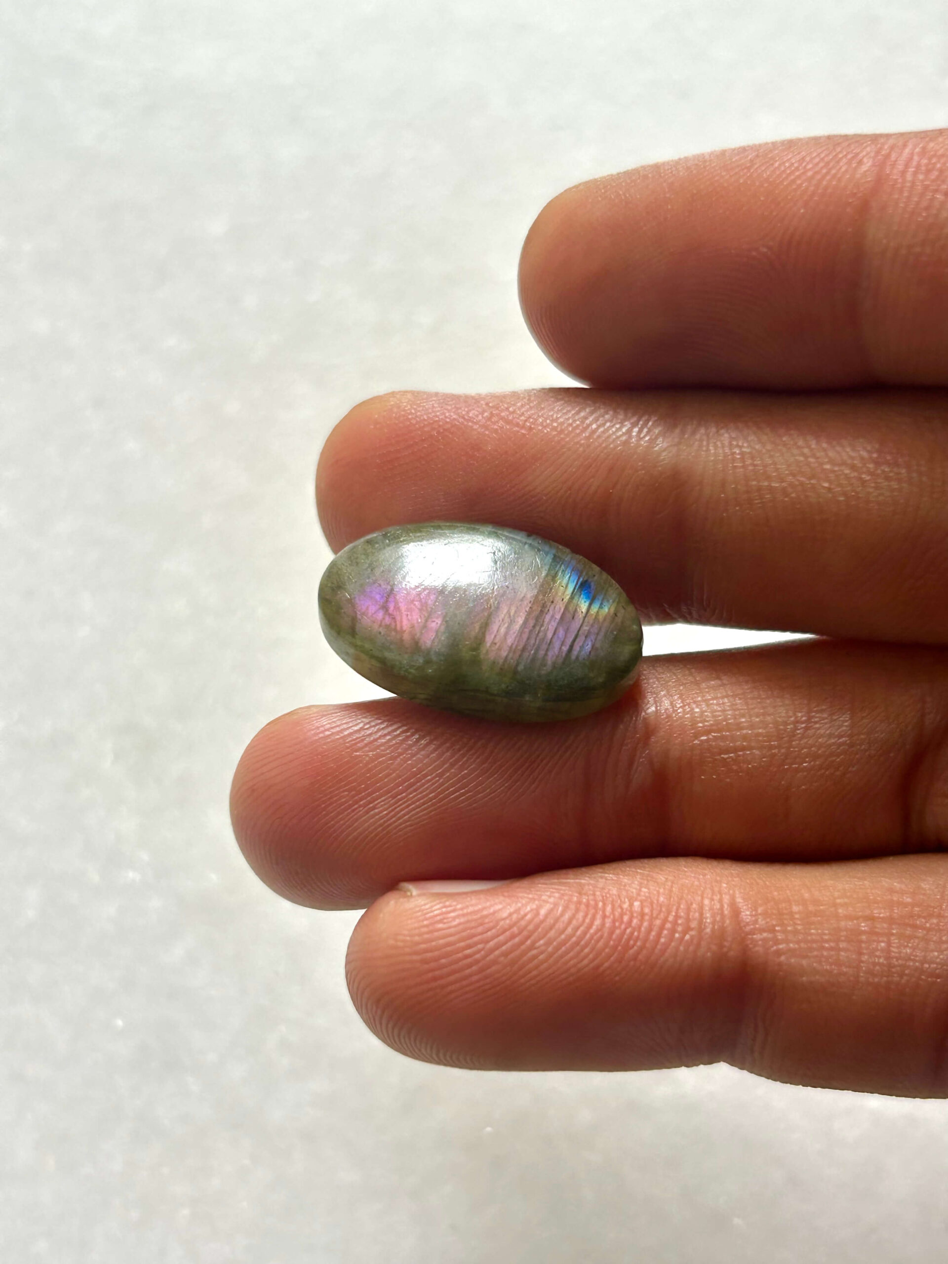 21mm Purple Labradorite Cabochon