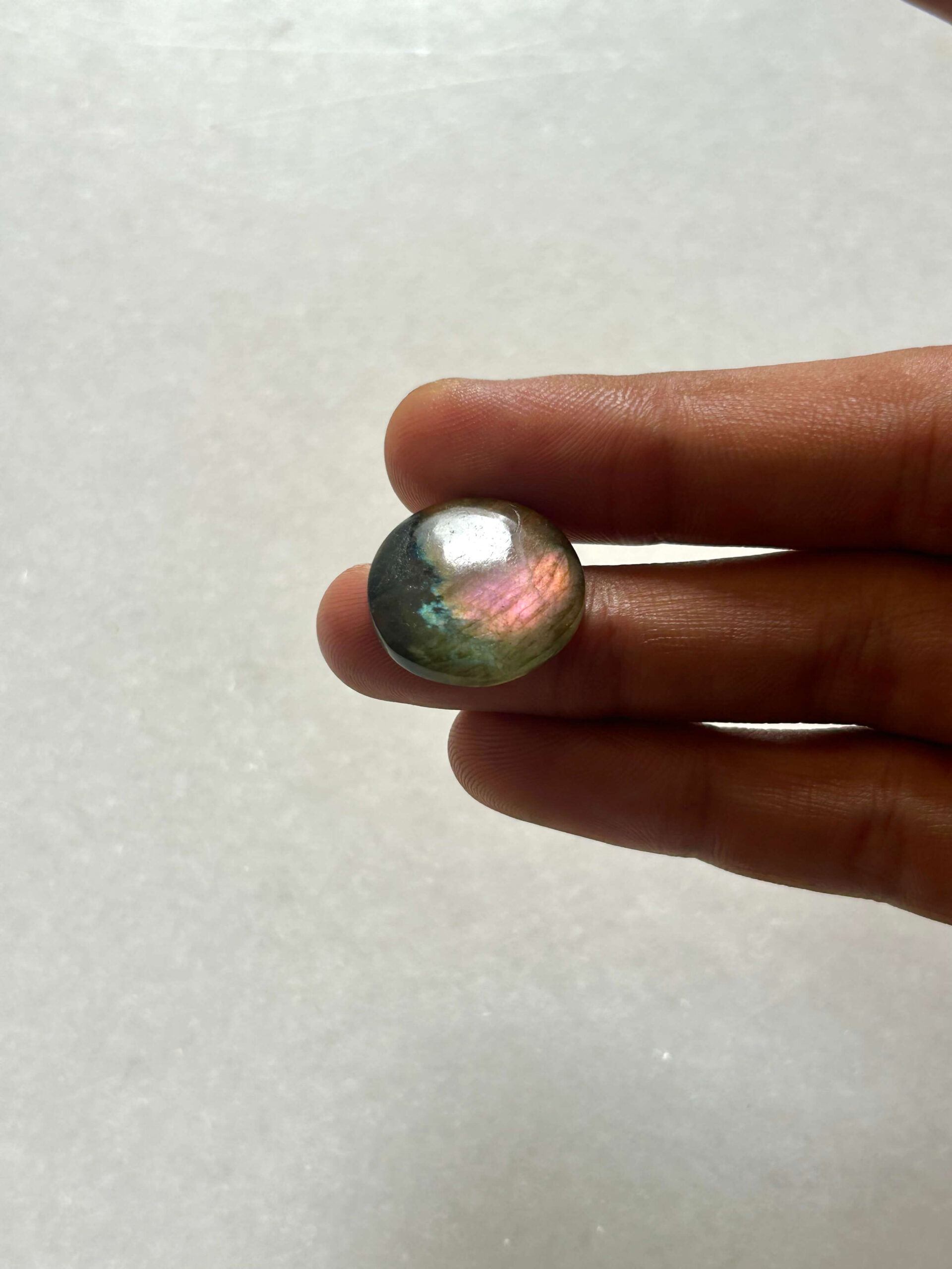 20mm Purple Labradorite Cabochon