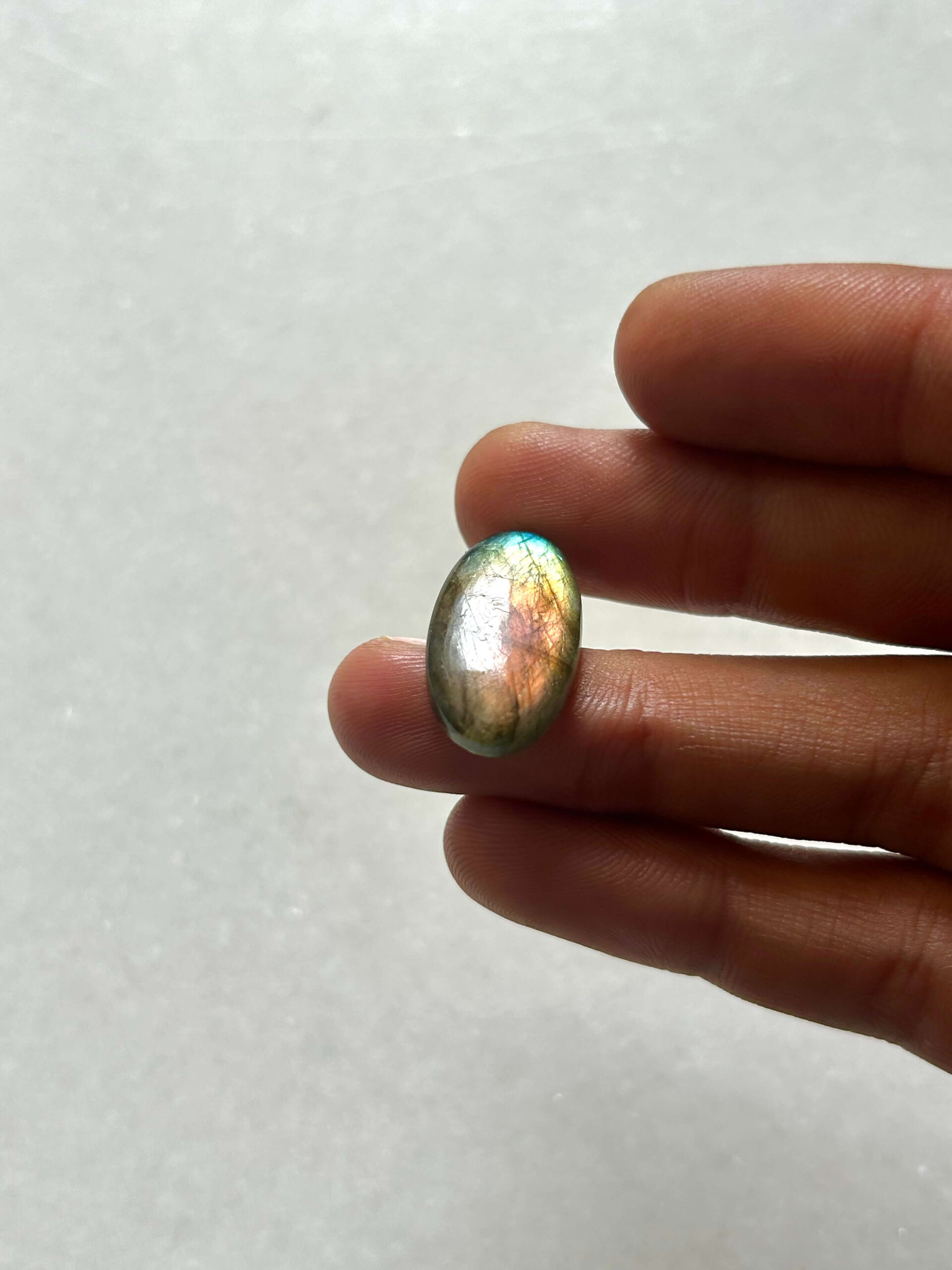 24mm Purple Labradorite Cabochon