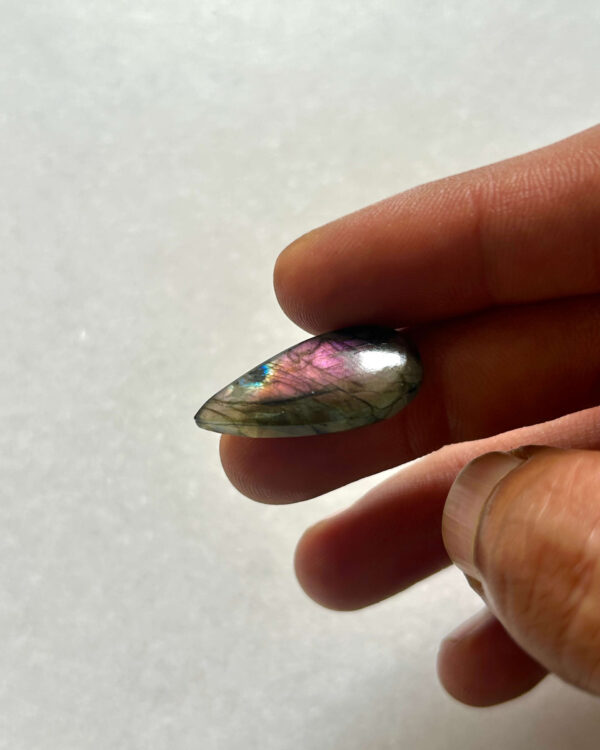 28mm Purple Labradorite Cabochon